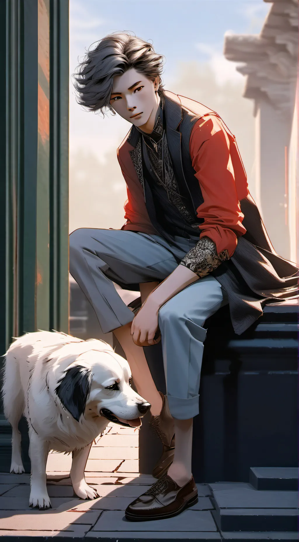 ai character: distruttrice alata background