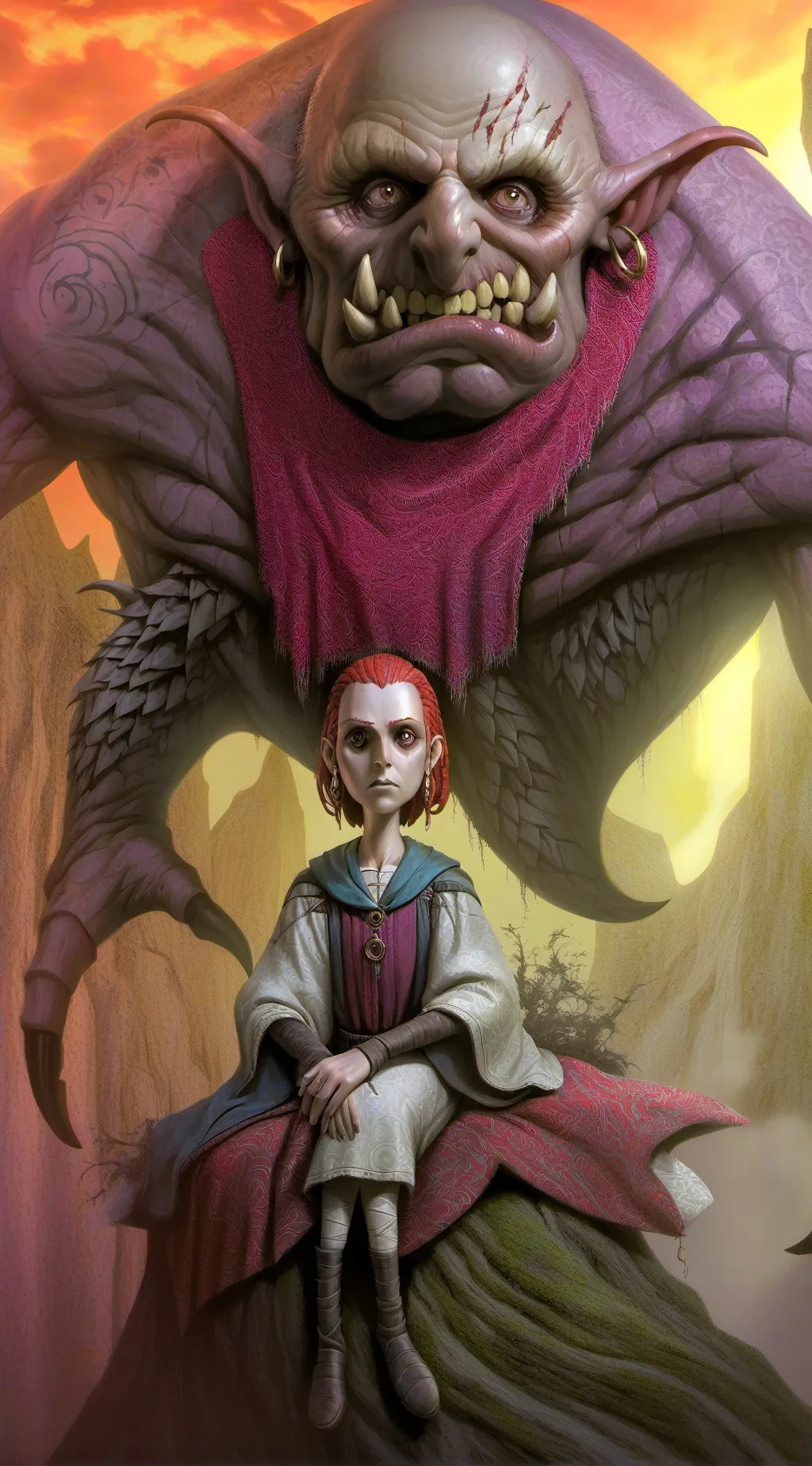 ai character: Uncle Teacher background