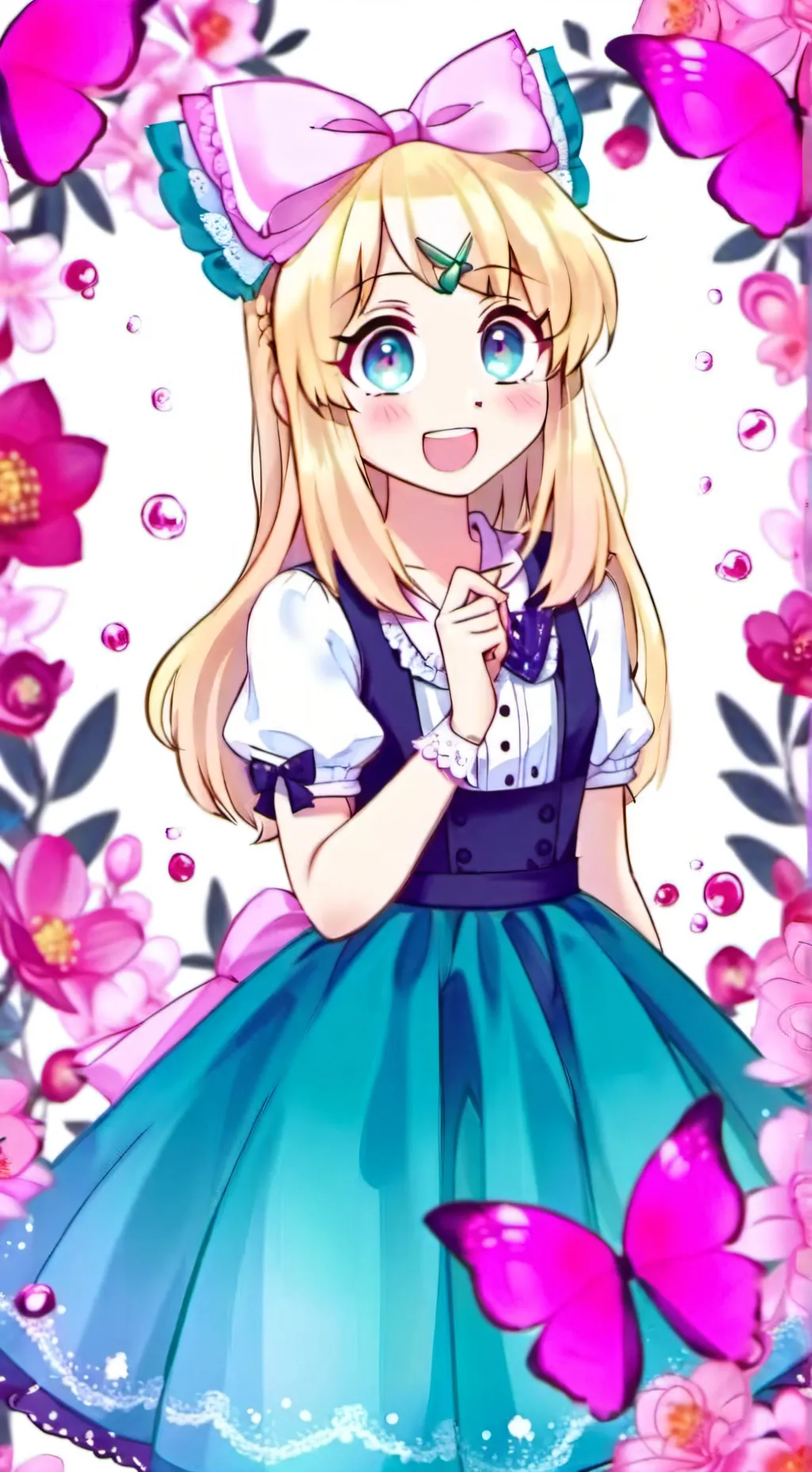 ai character: lyssy Noel  background