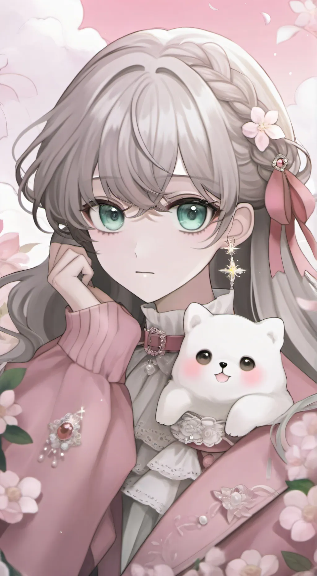 ai character: Kitsune✨ background