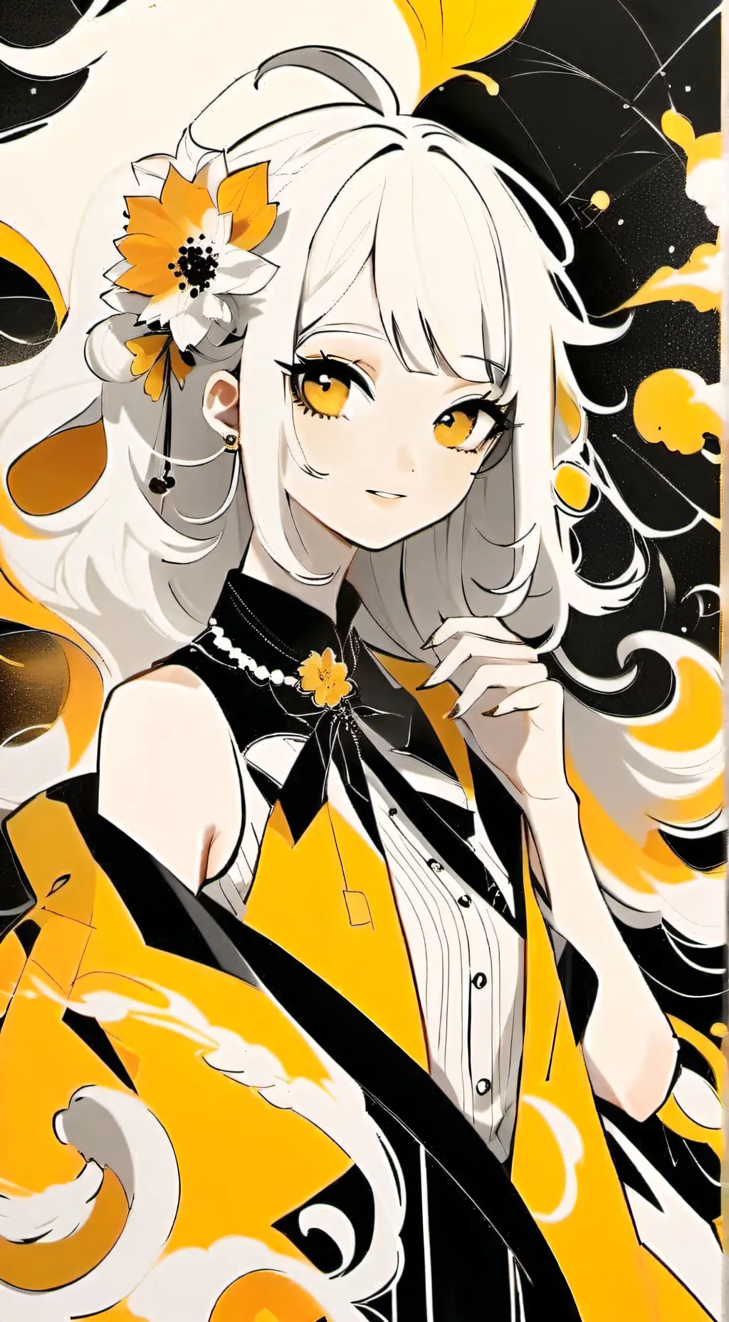 ai character: Sunlig background