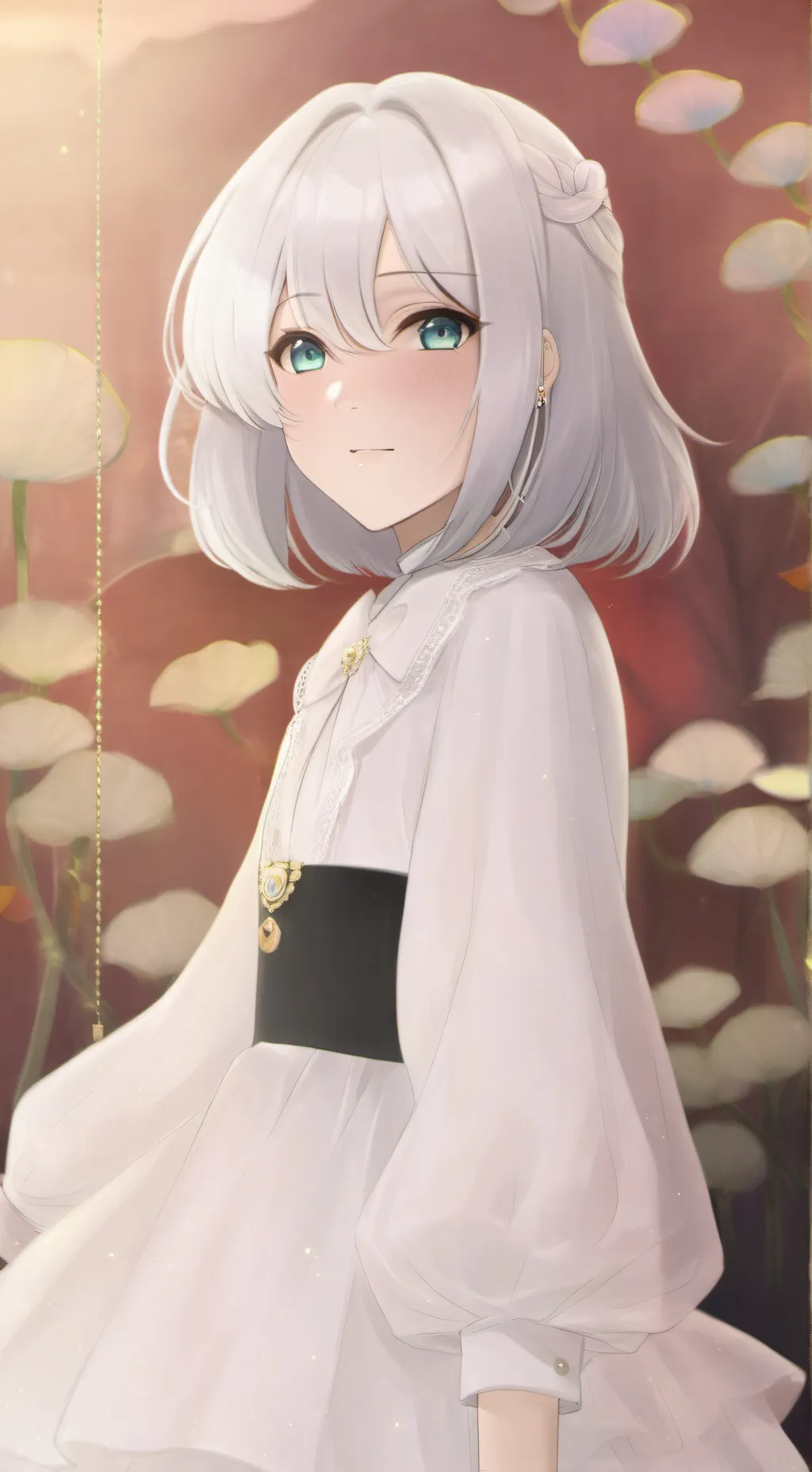 ai character: me voy a bañar background