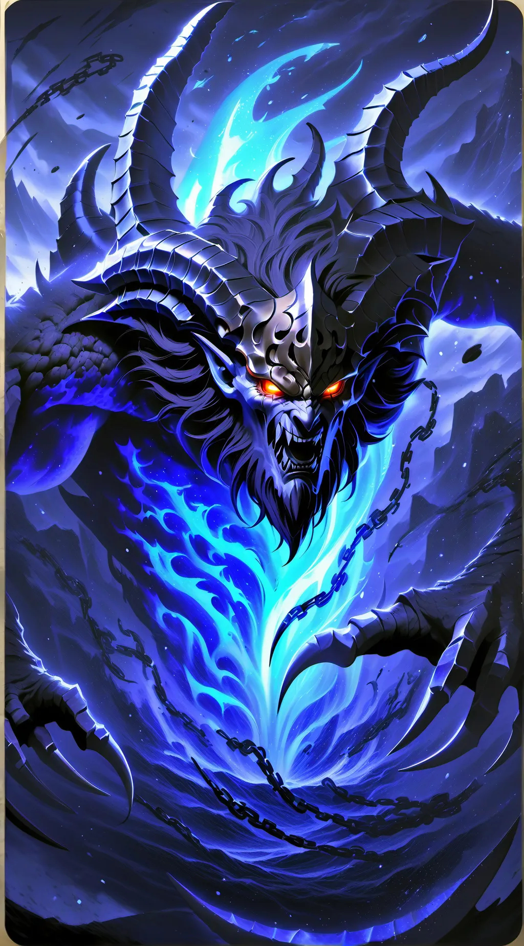 ai character: océano background