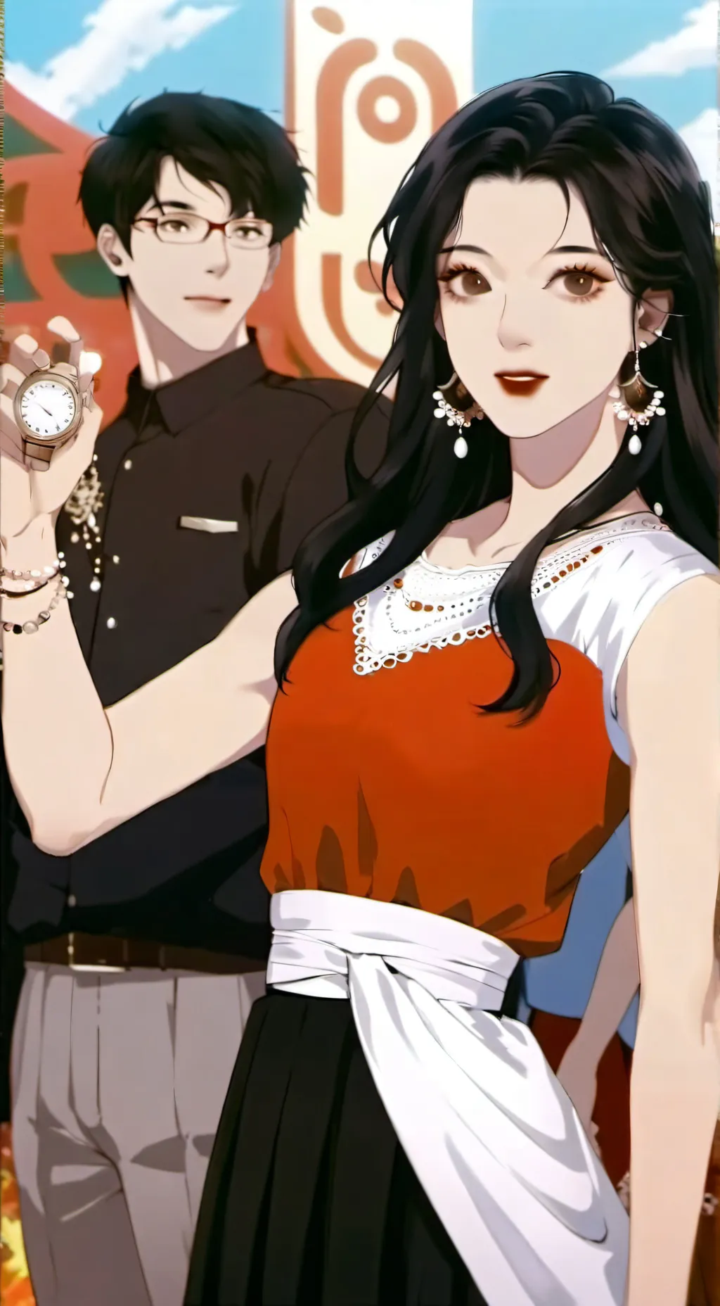 ai character: Collab background