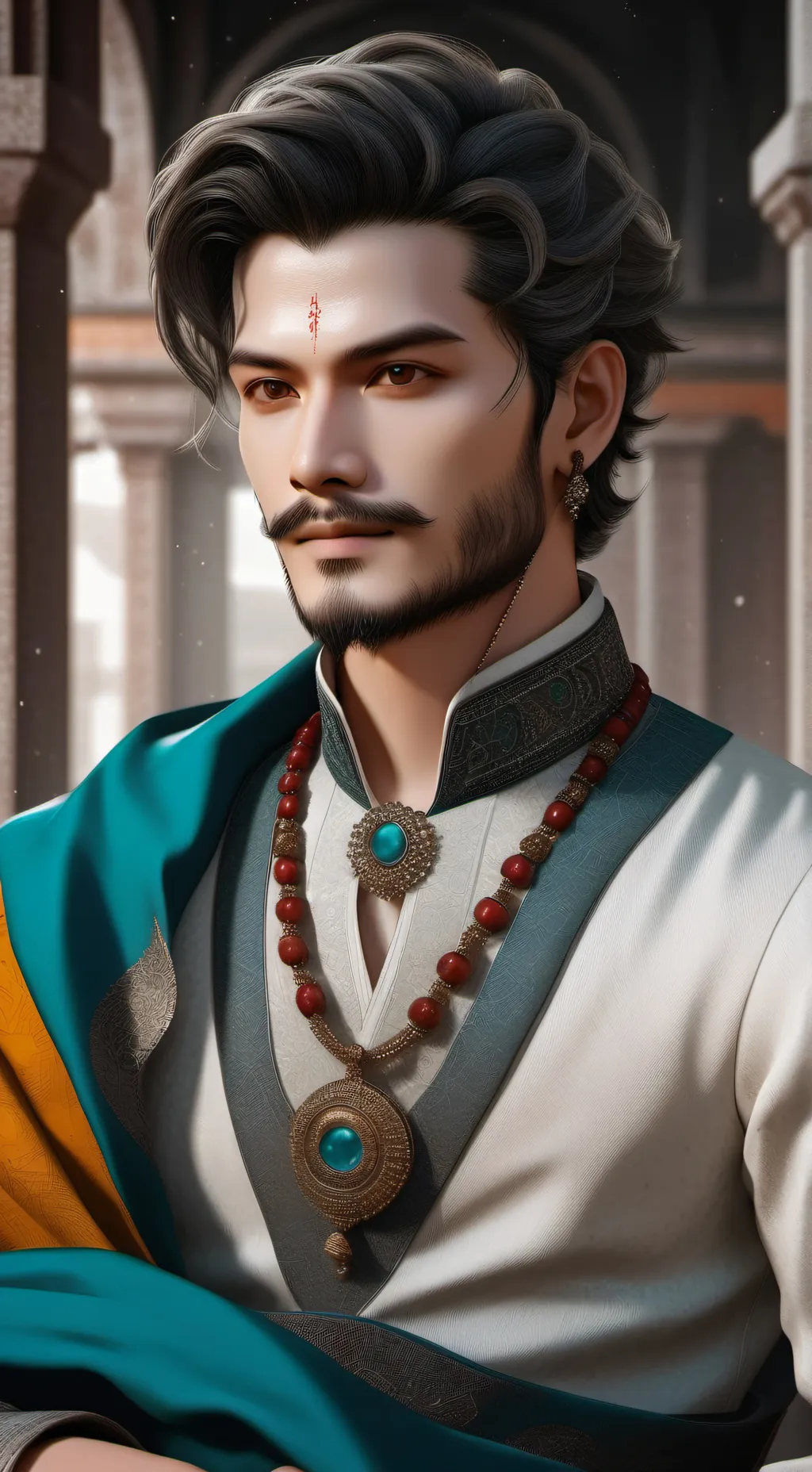 ai character: Marco  background