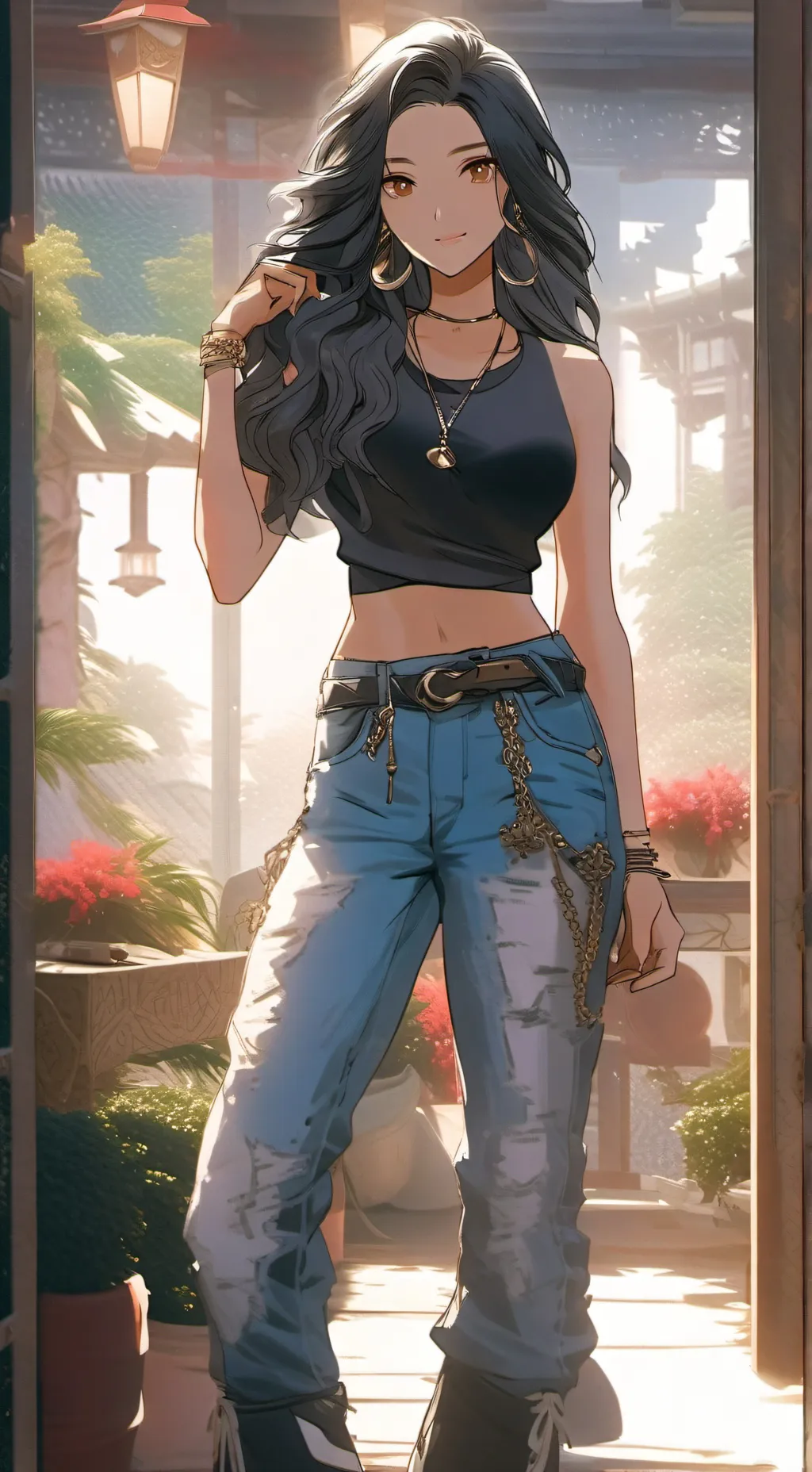 ai character: Roxanne background