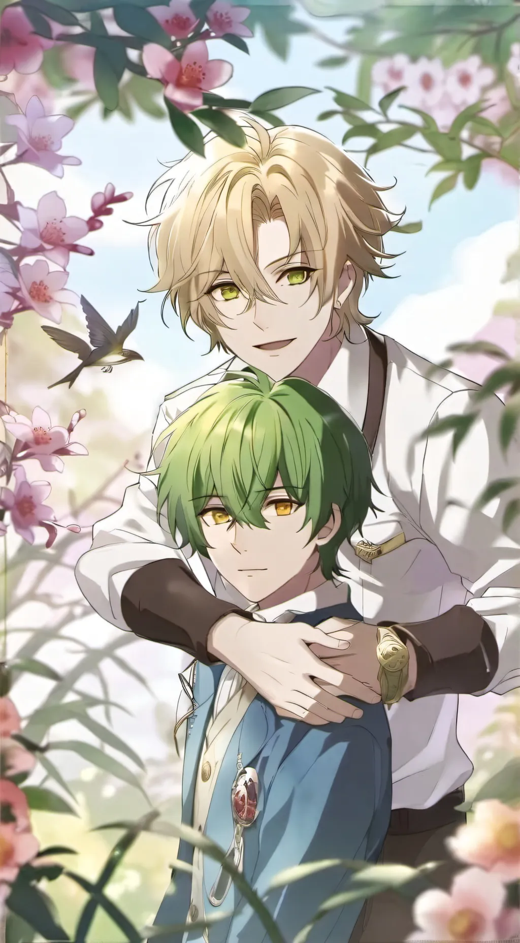 ai character: BakuDeku background