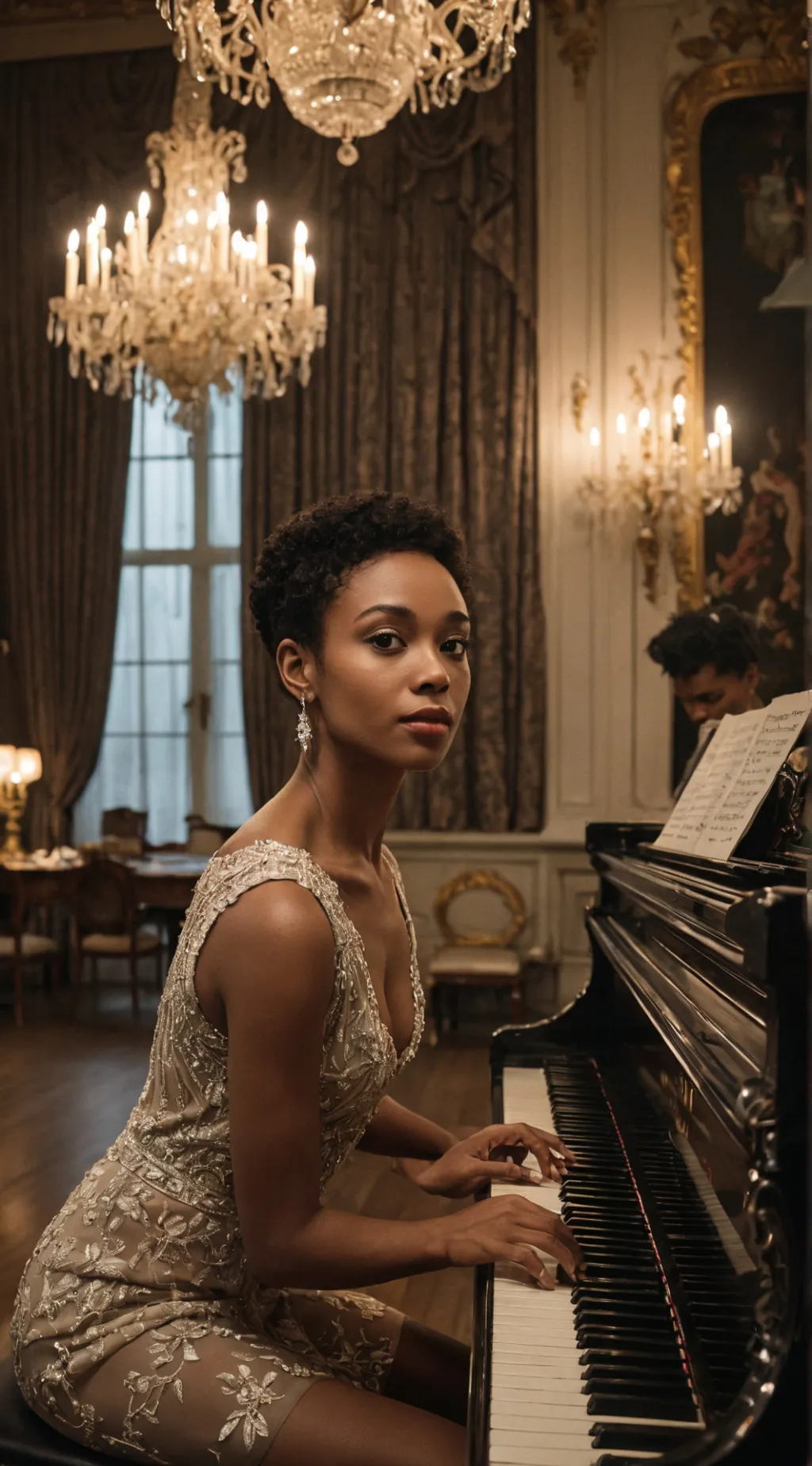 ai character: Cleopatra  background