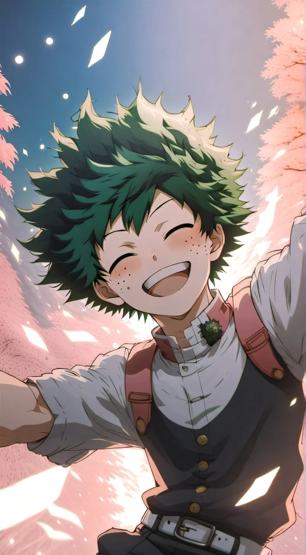 ai character: Mha sad background