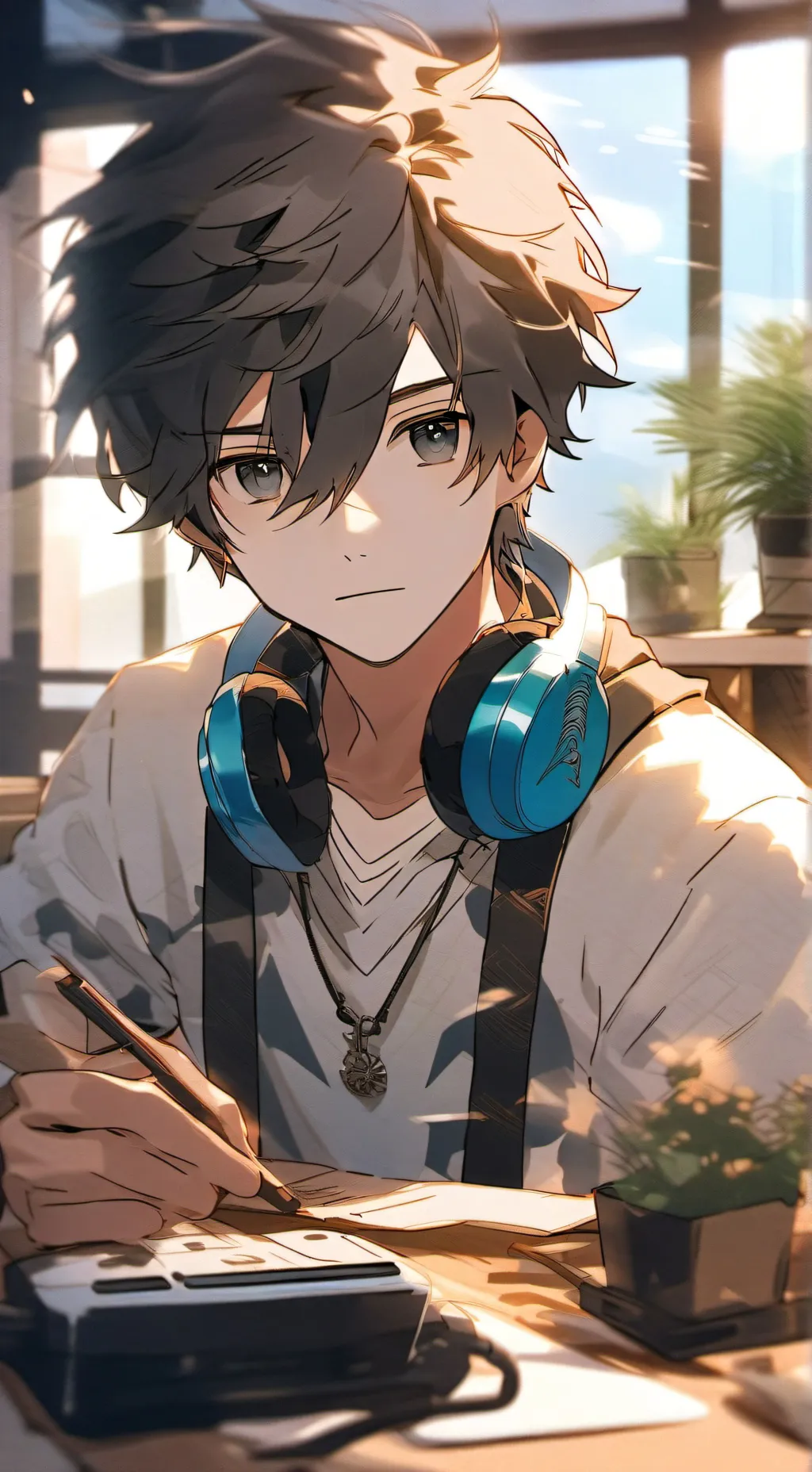 ai character: Michael  background