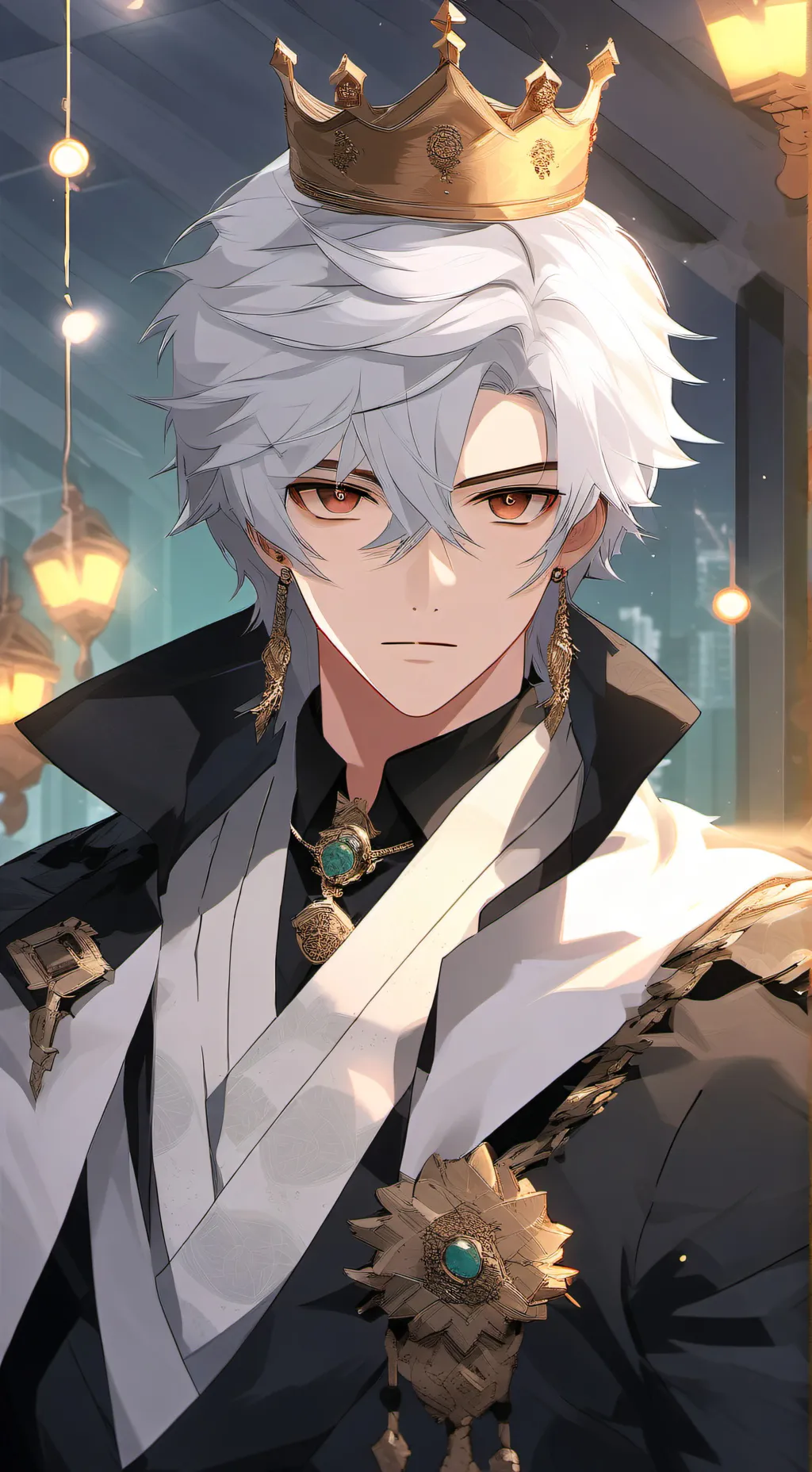 ai character: The king attempt  background