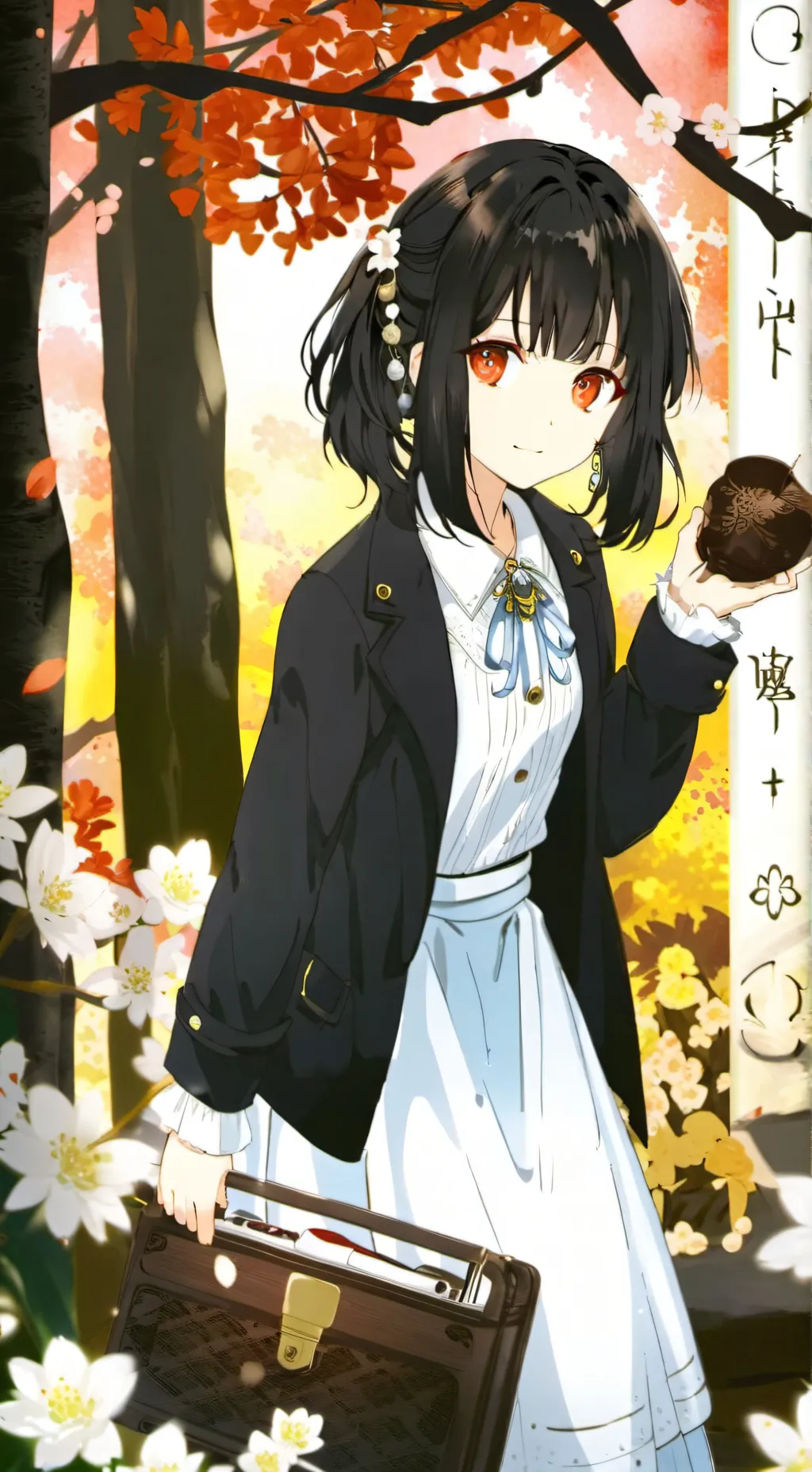 ai character: kny (school au) background