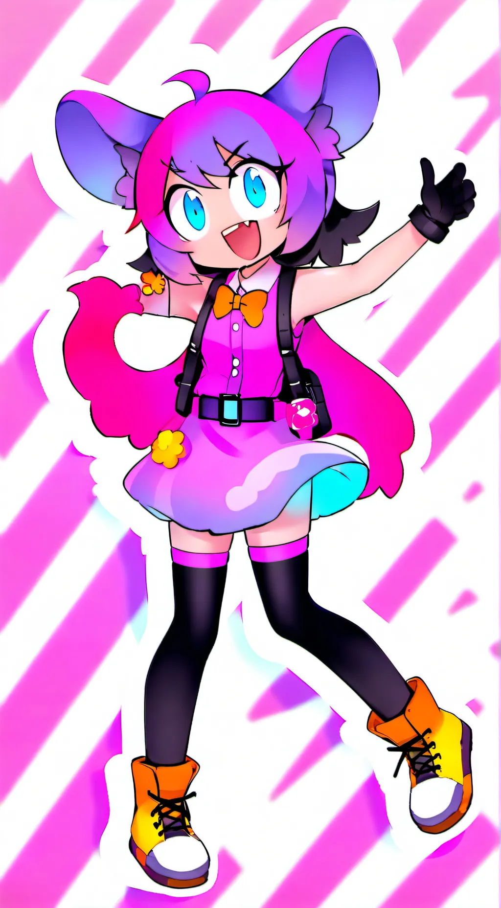 ai character: Teenieping 2 background