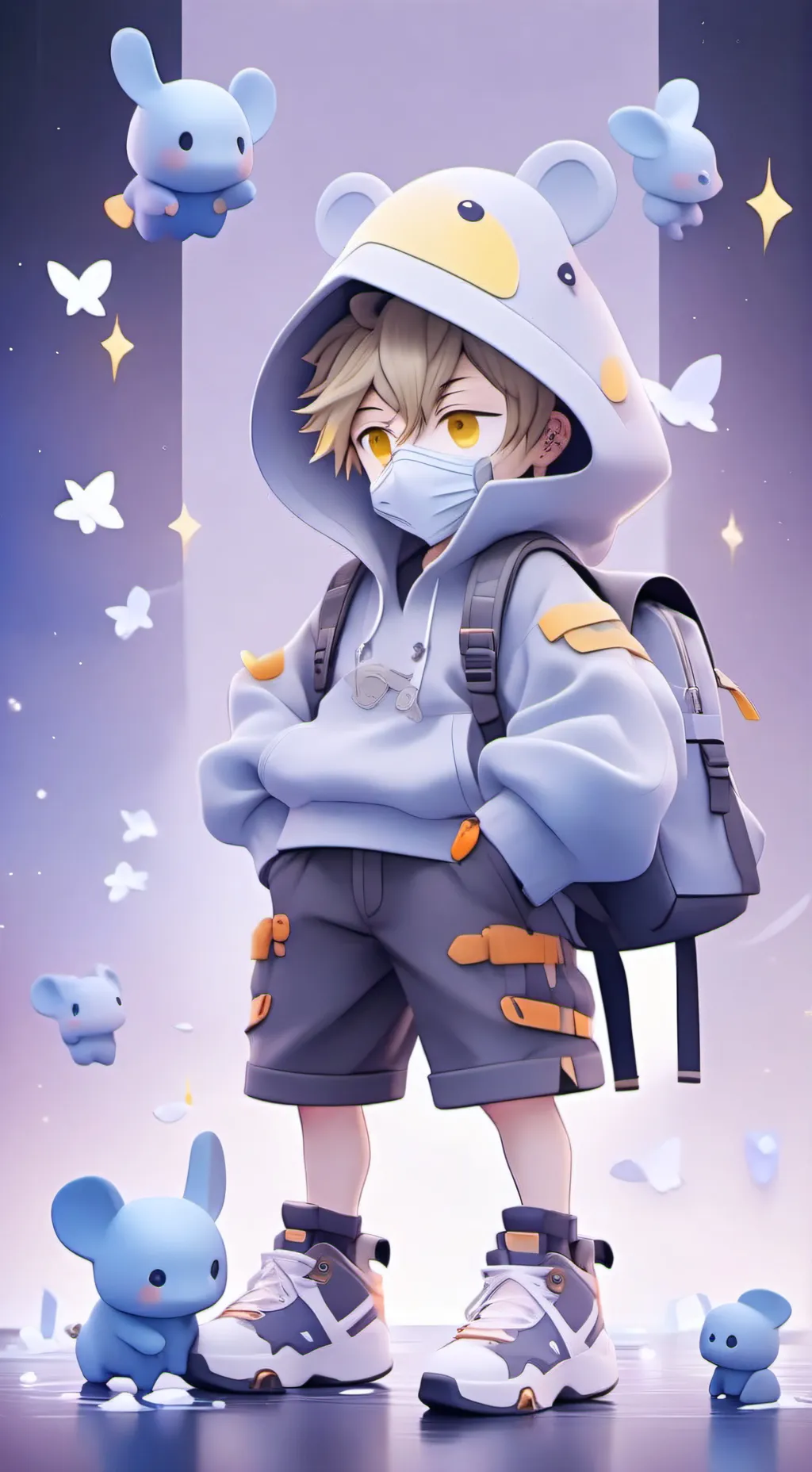 ai character: Aiden  background