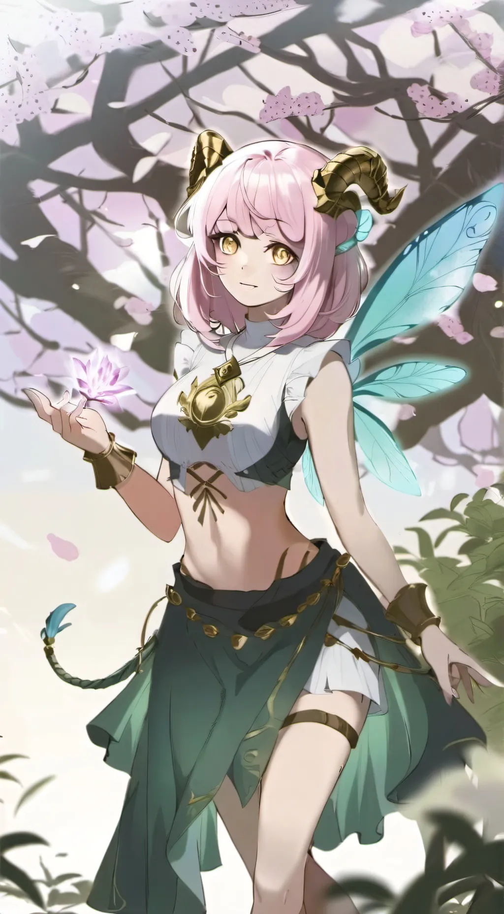 ai character: fairy mom background