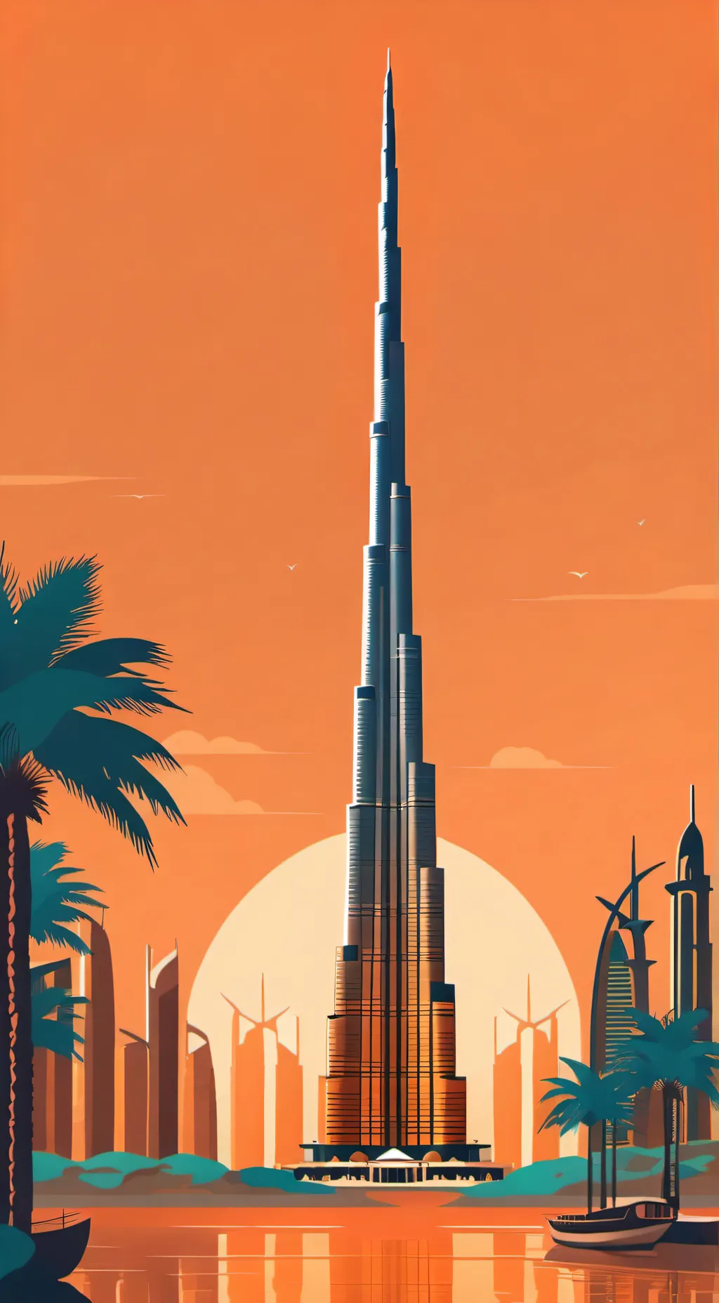 ai character: Dubai  background