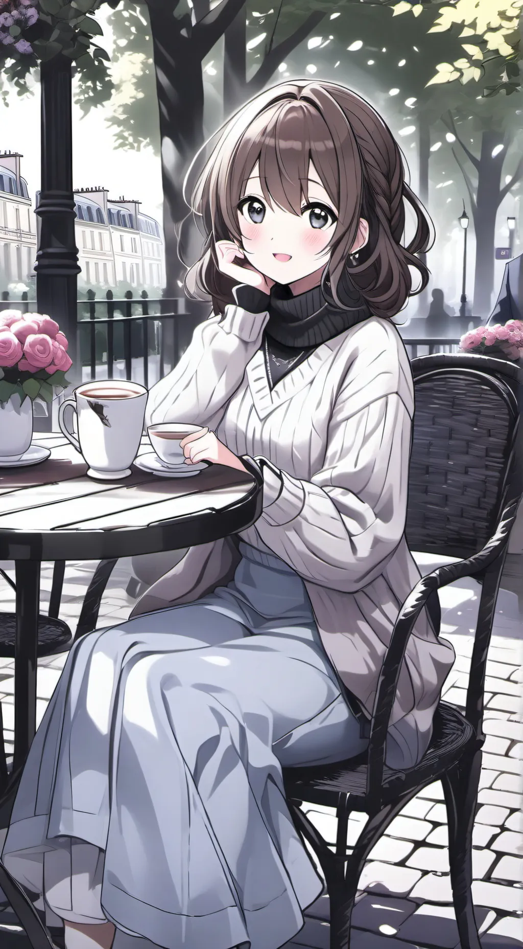 ai character: Lila background