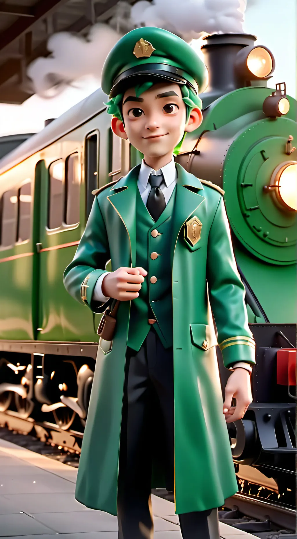 ai character: Conductor James background