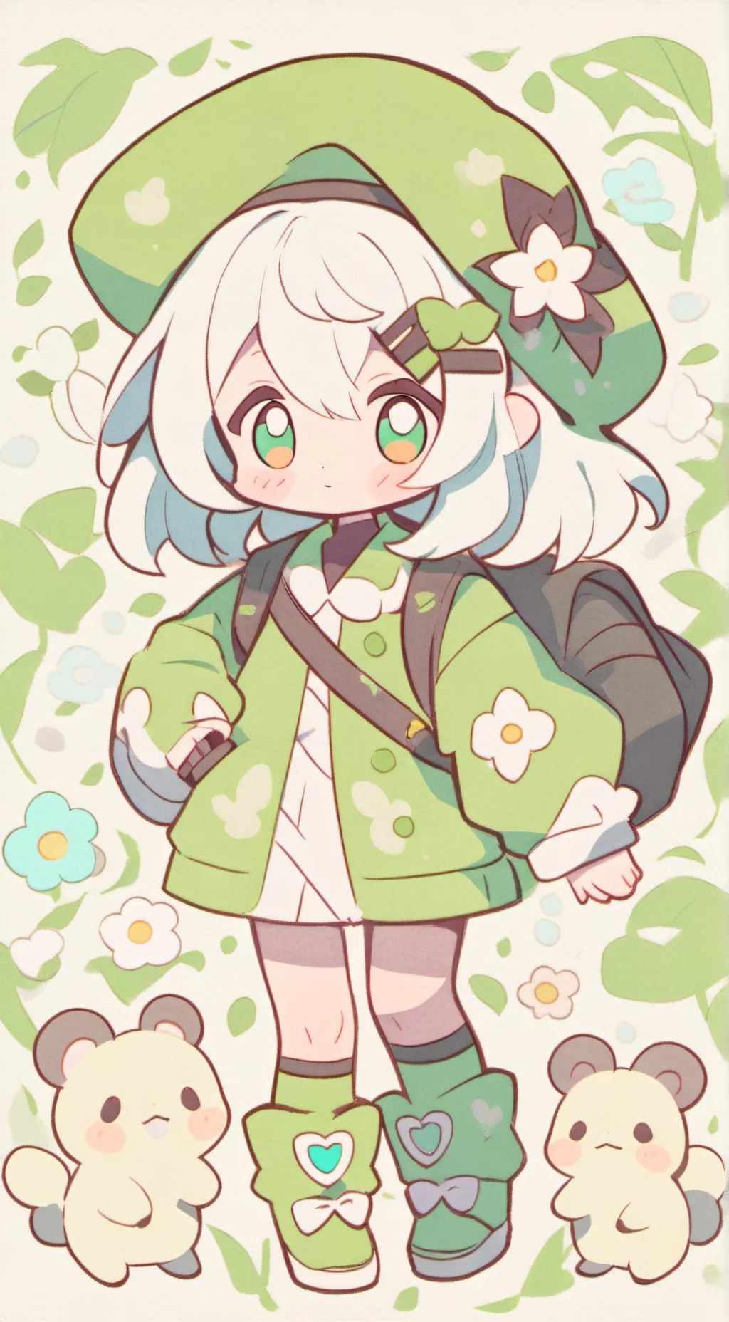 ai character: Lily background