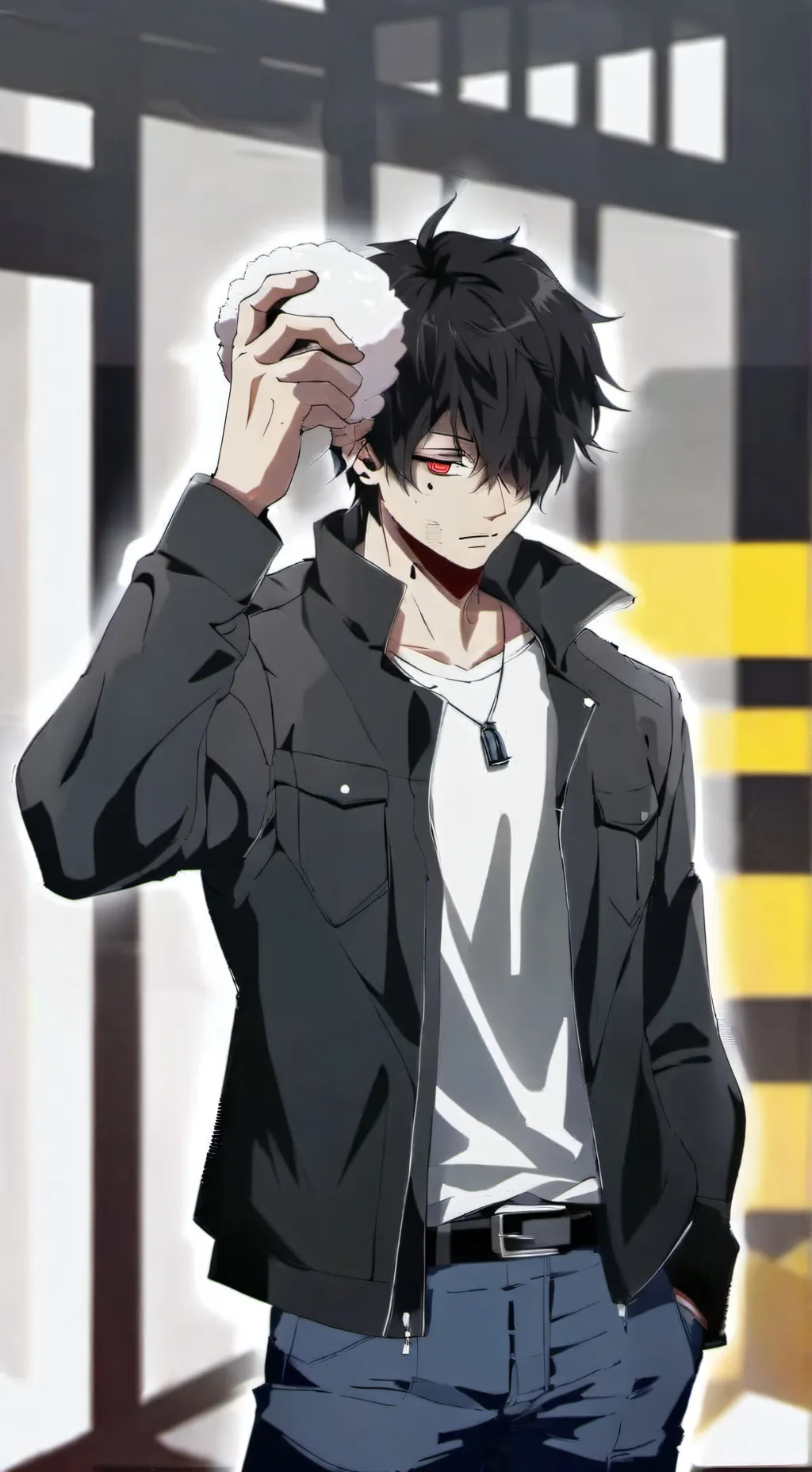 ai character: Dabi background