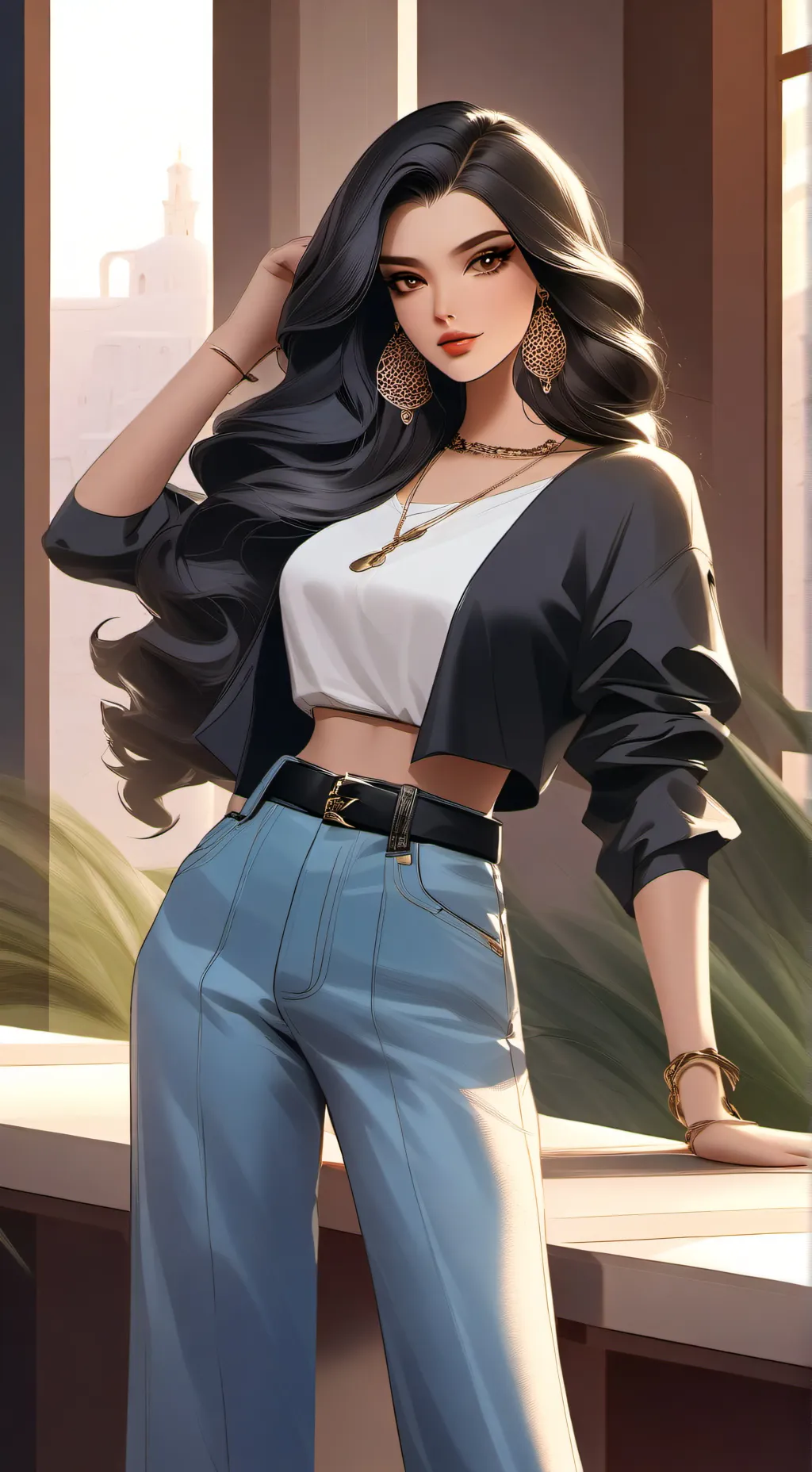 ai character: Melissa  background