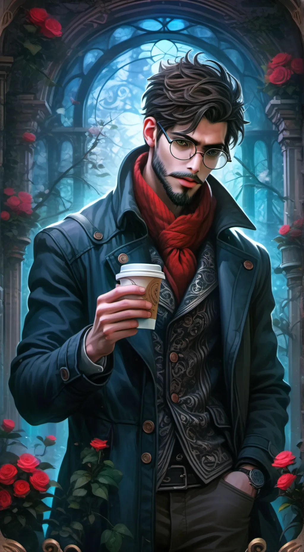 ai character: thomas michael background