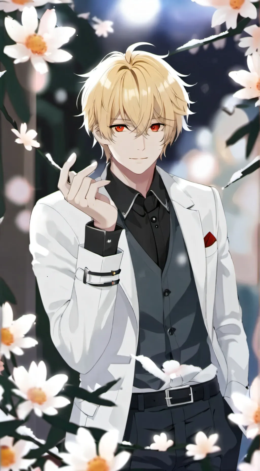 ai character: Bakugo candy trend background