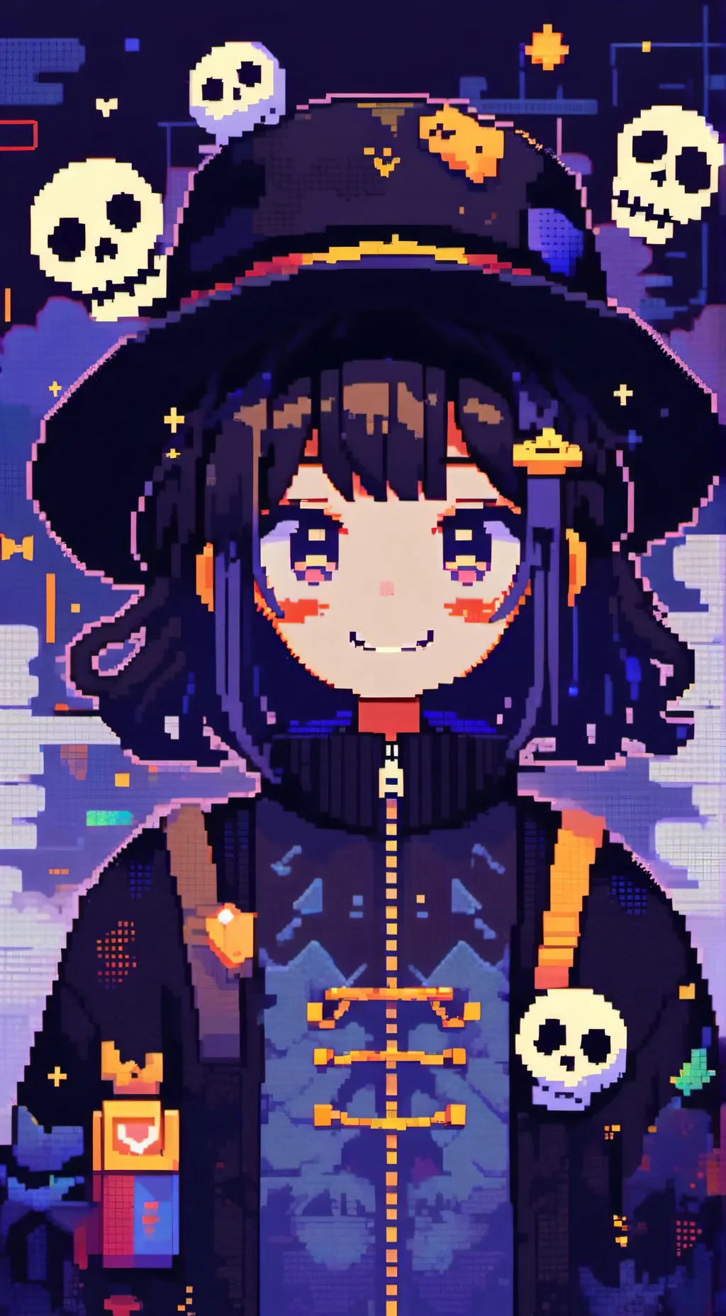 ai character: luna background