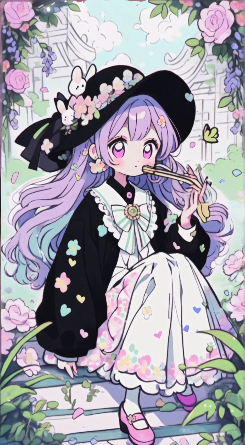 ai character: mamadora luxury background