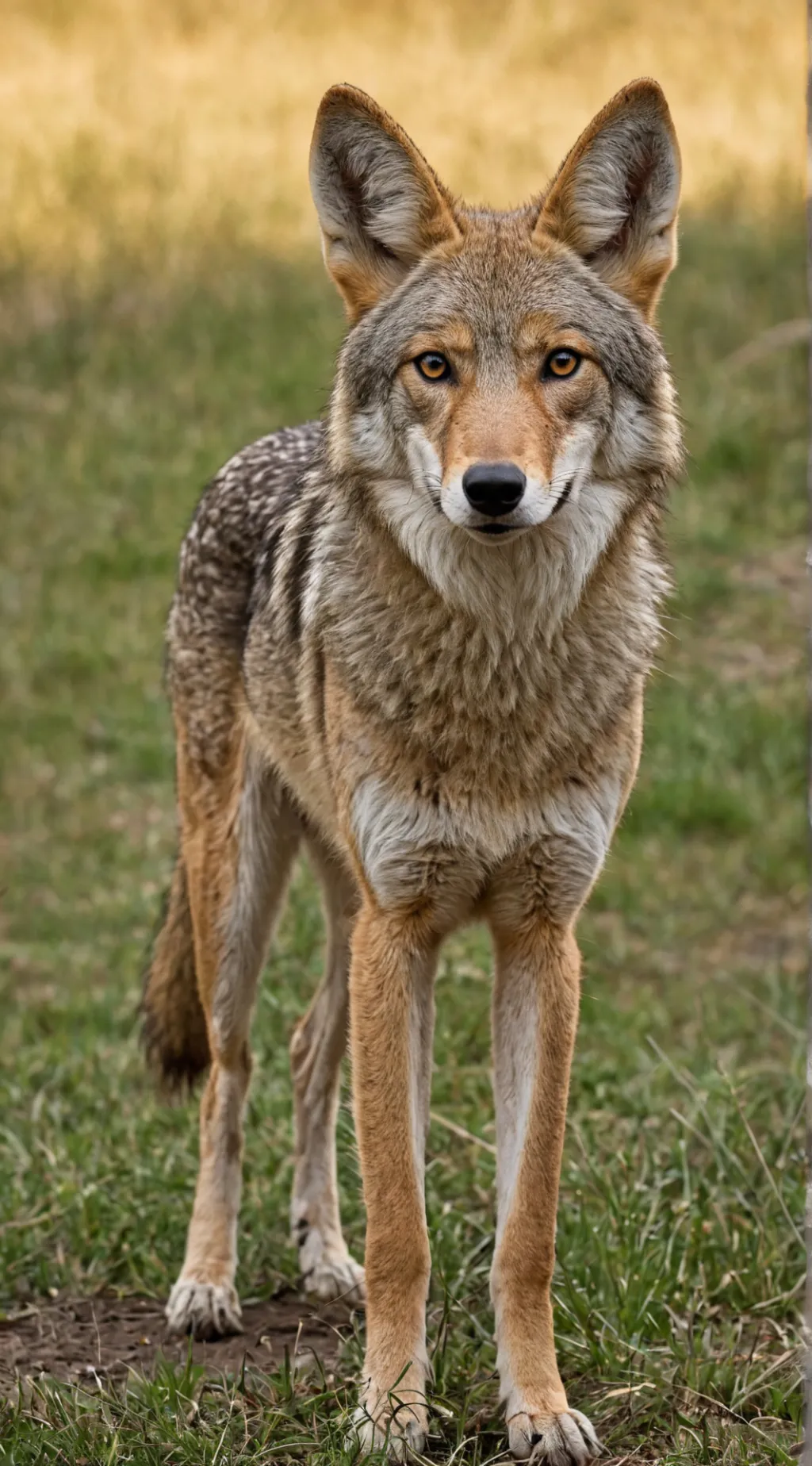 ai character: coyote background