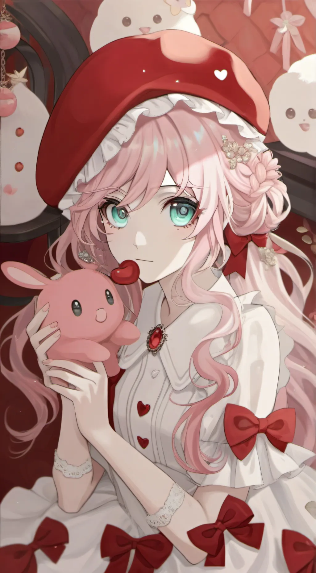 ai character: Вишенка background