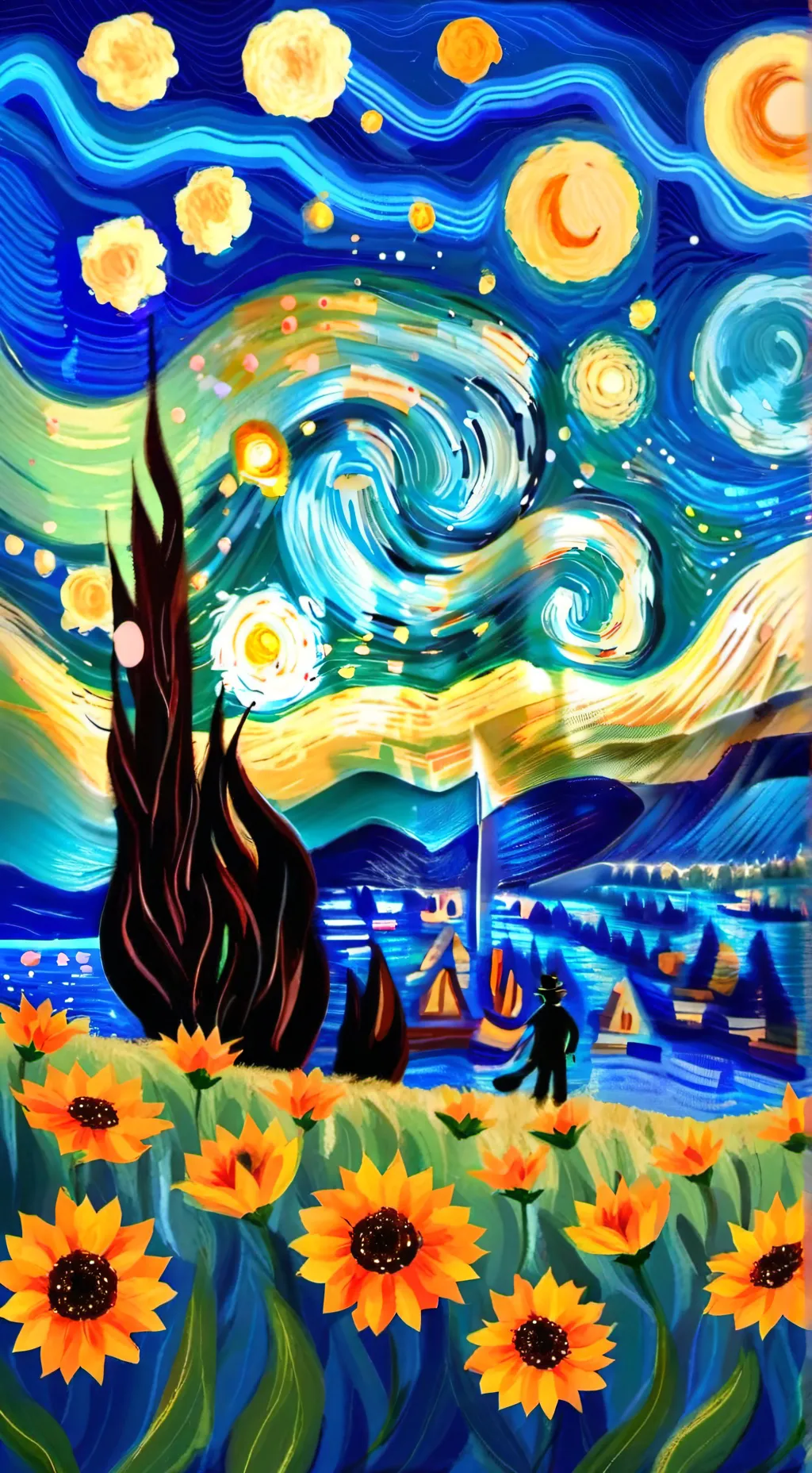 ai character: goku background