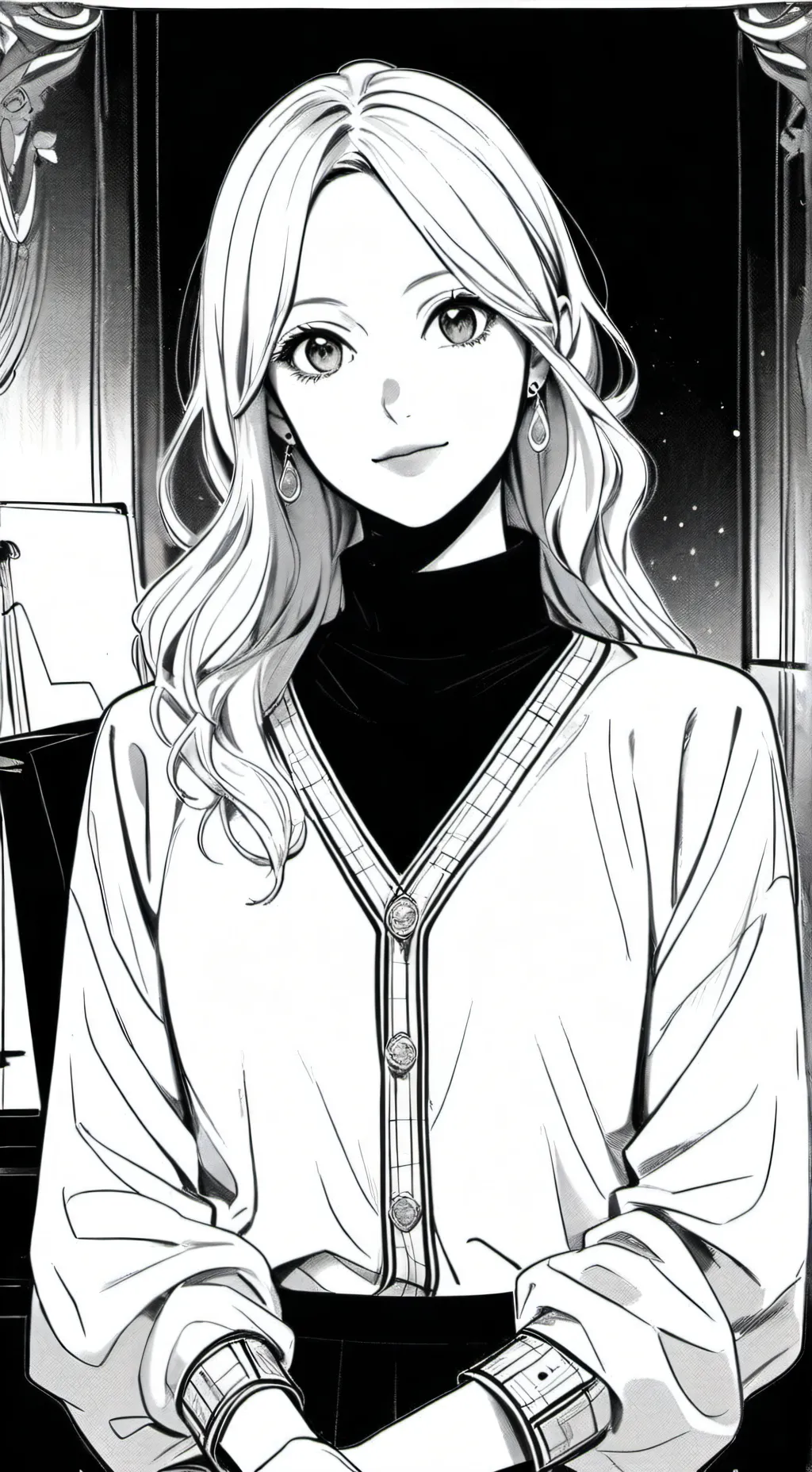 ai character: NIRAMI  background