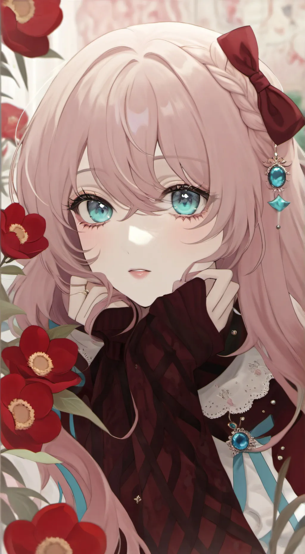 ai character: MHA beach day background