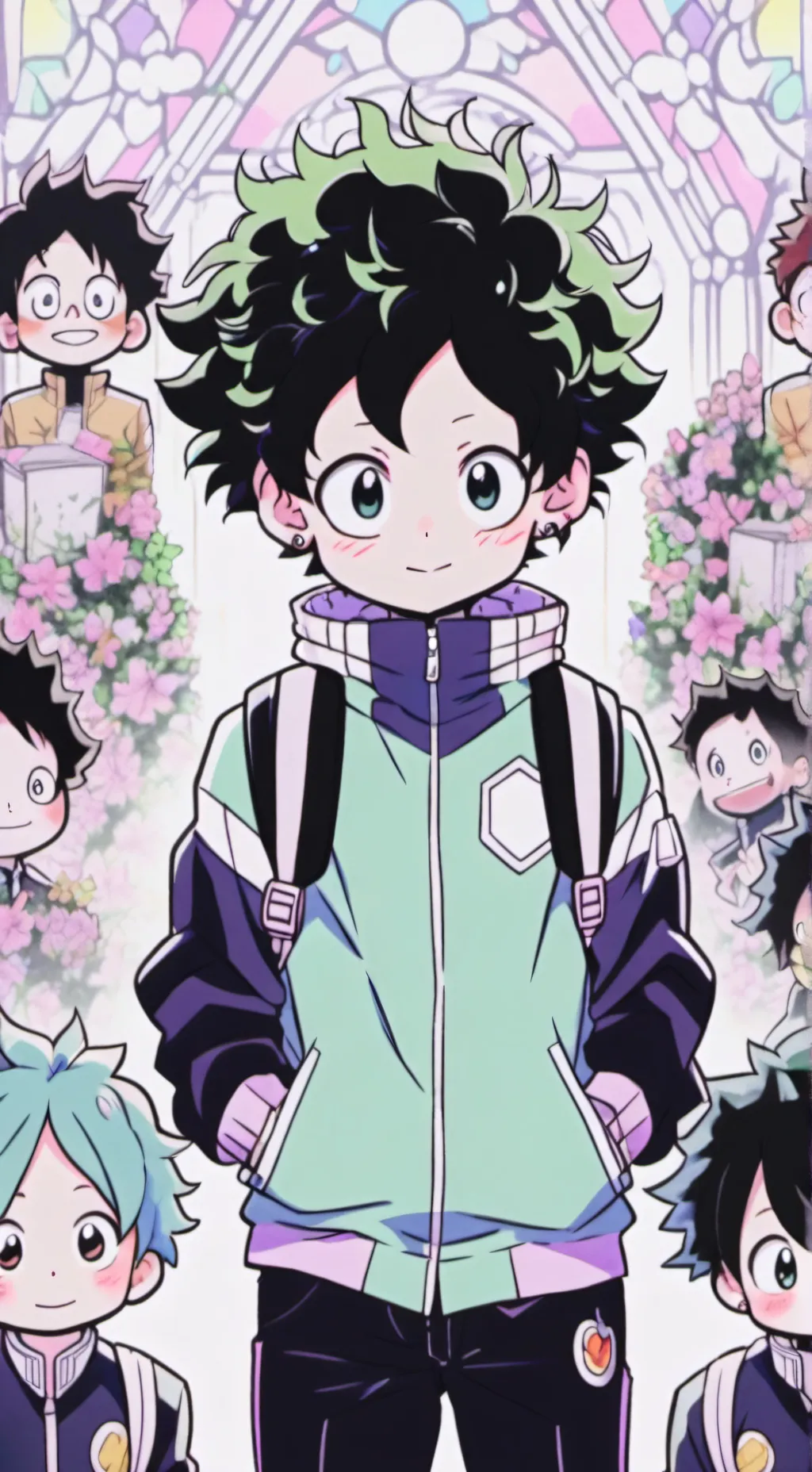 ai character: MHA quiz background