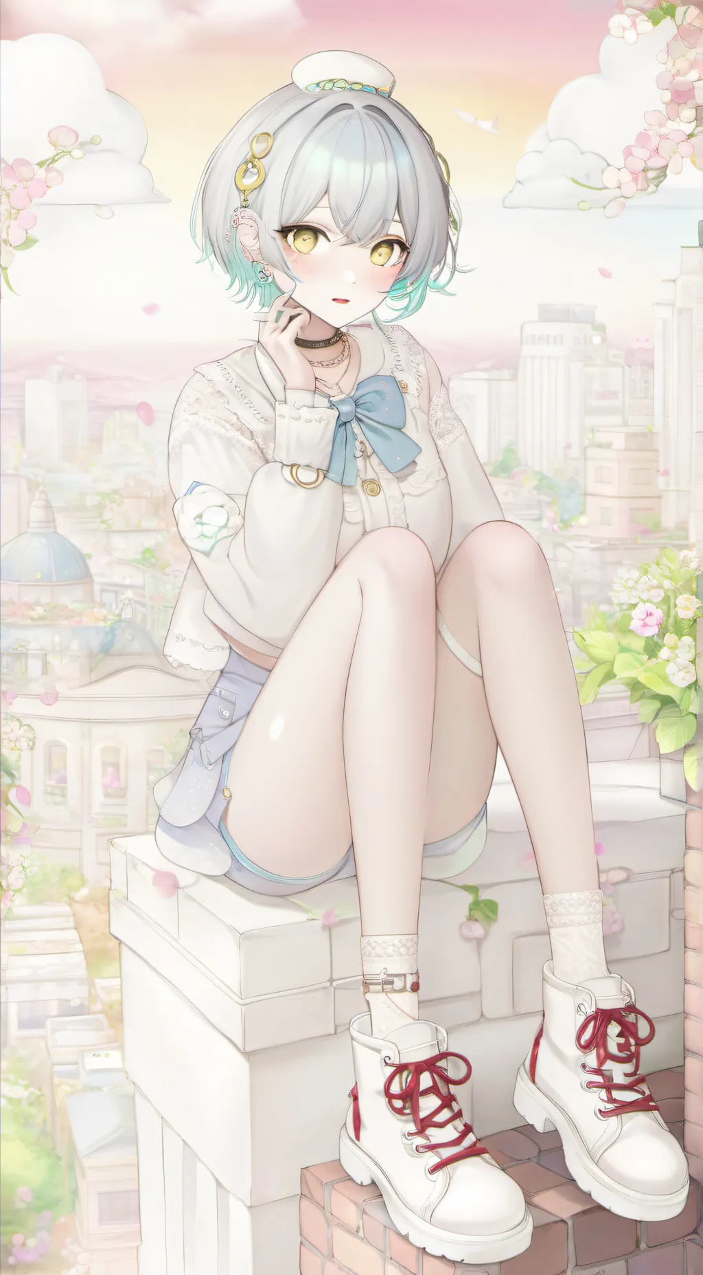 ai character: June🏳️‍🌈 background