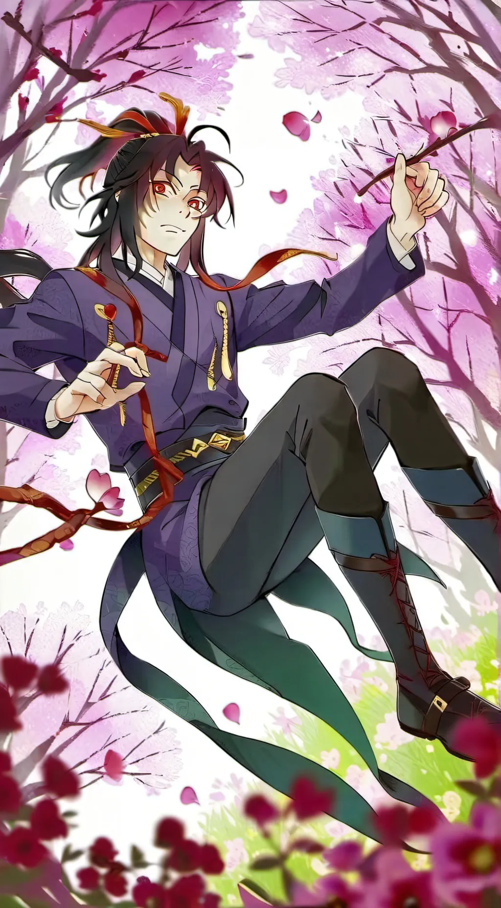 ai character: Kokushibo  background