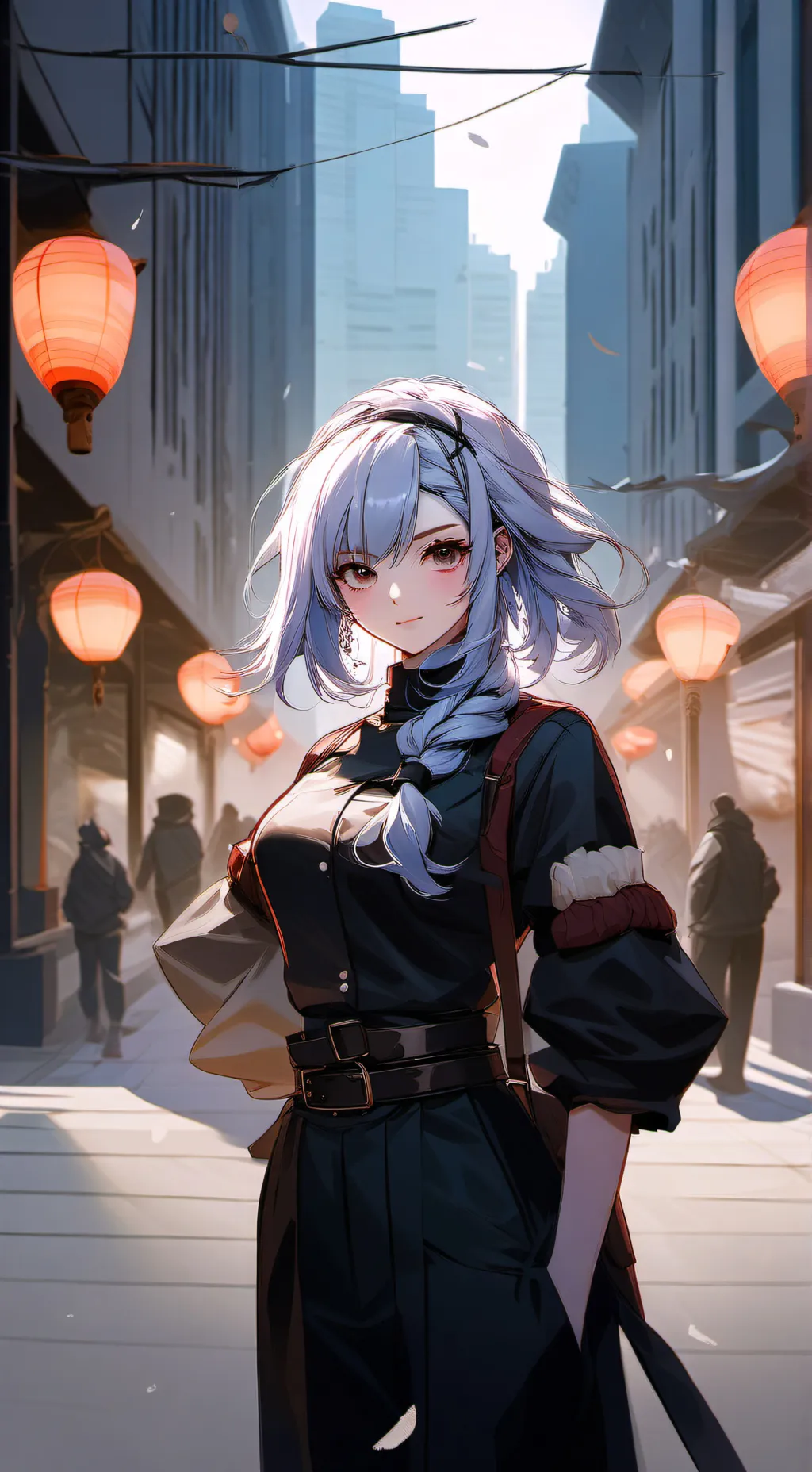 ai character: luna background