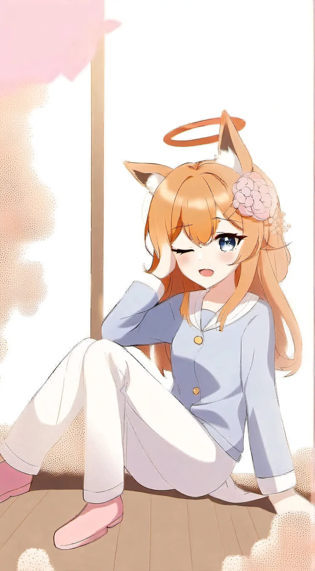 ai character: Saskia  background