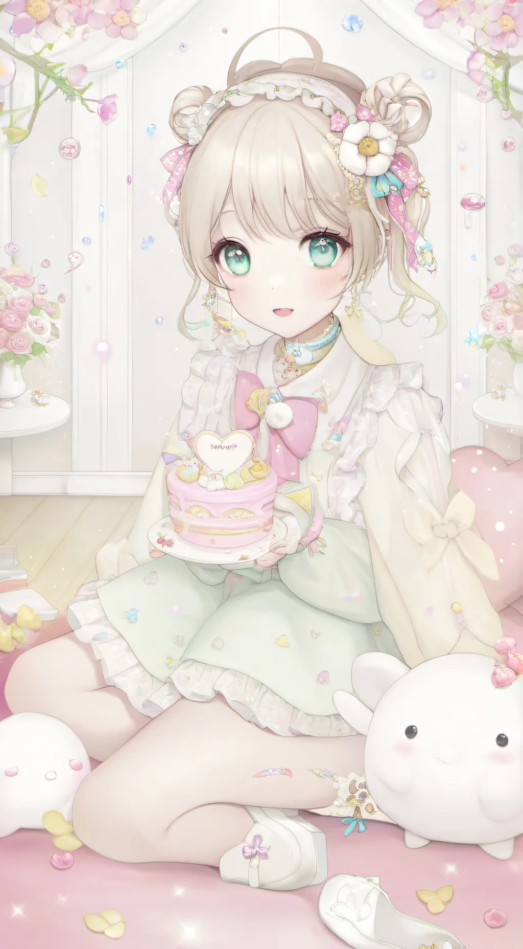 ai character: Ella乂❤‿❤乂 background