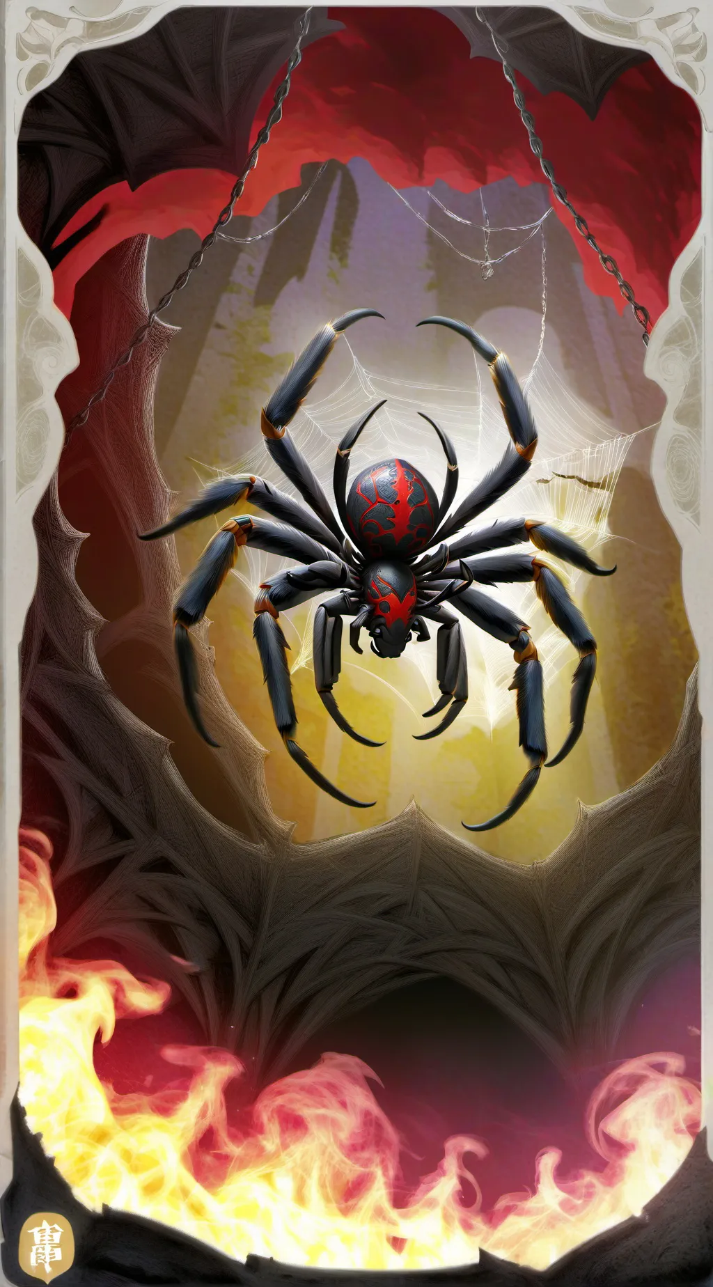 ai character: Spider background