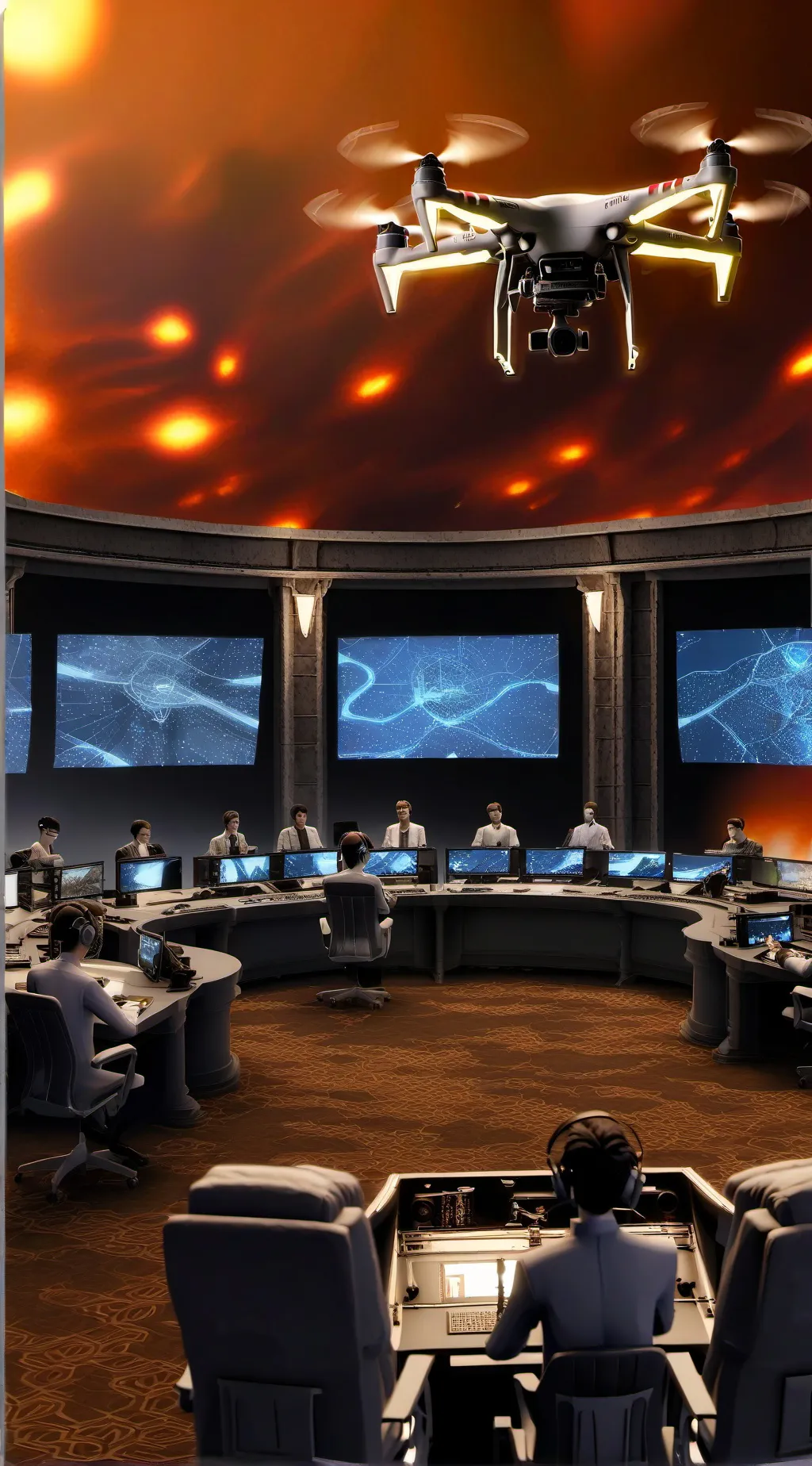 ai character: murder drones background