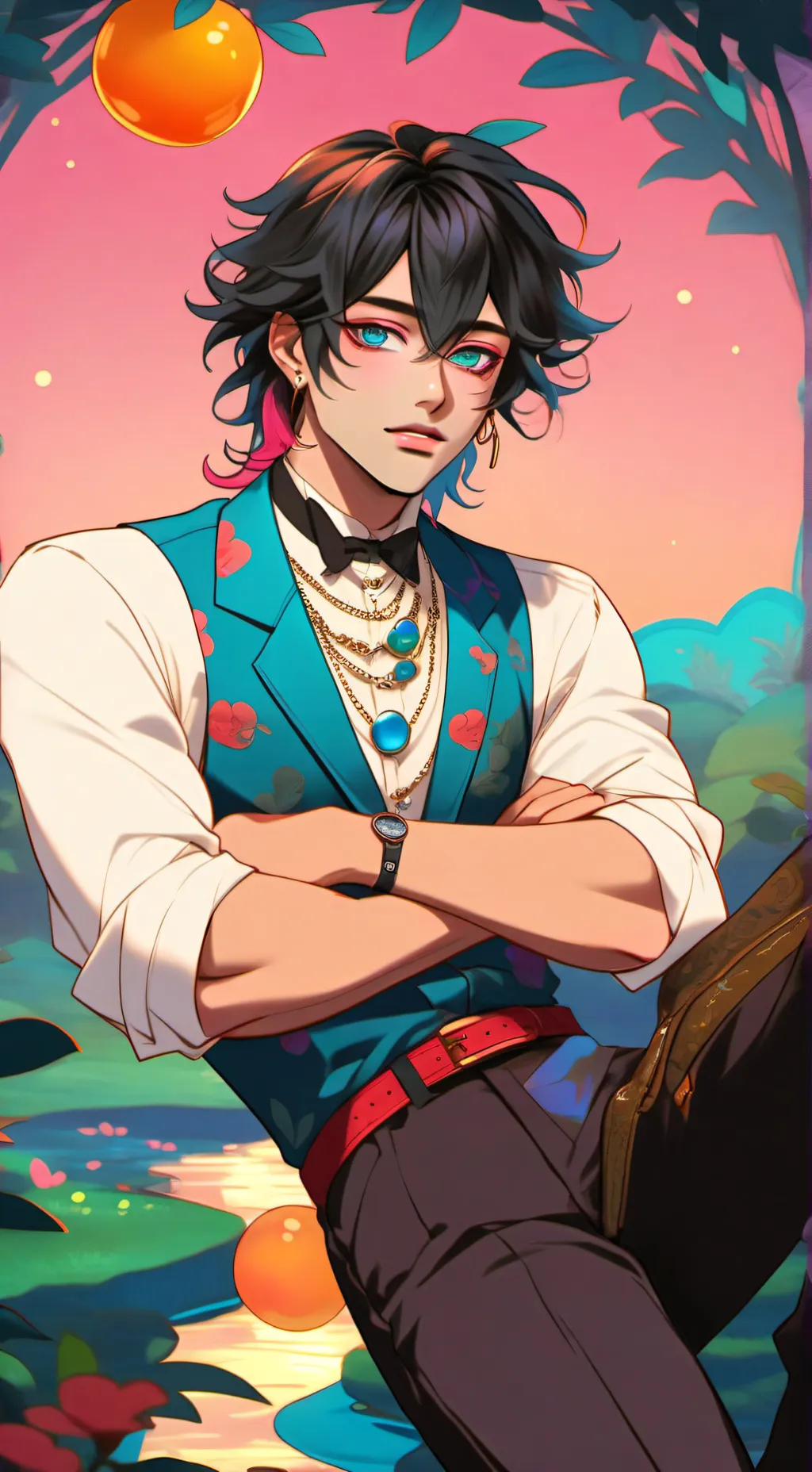 ai character: MHA Tik Tok background