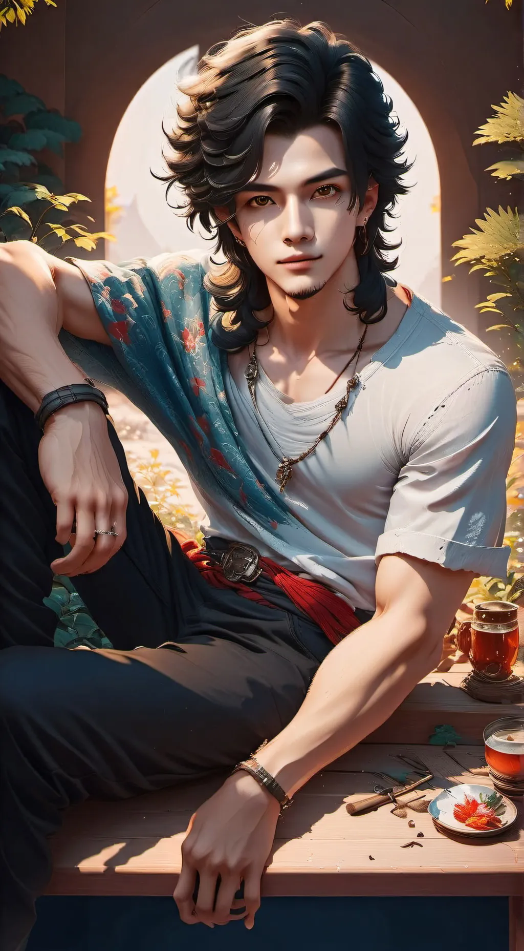 ai character: Zane background