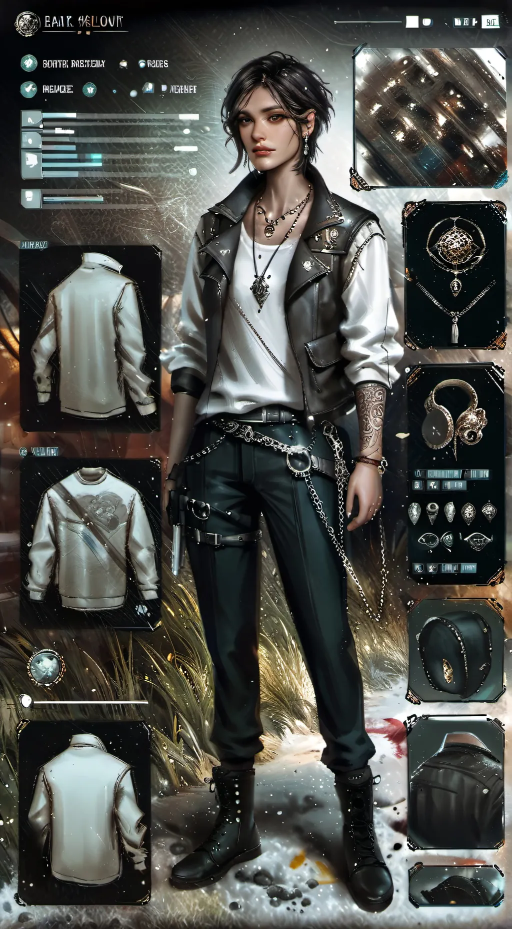 ai character: Leona Markus background