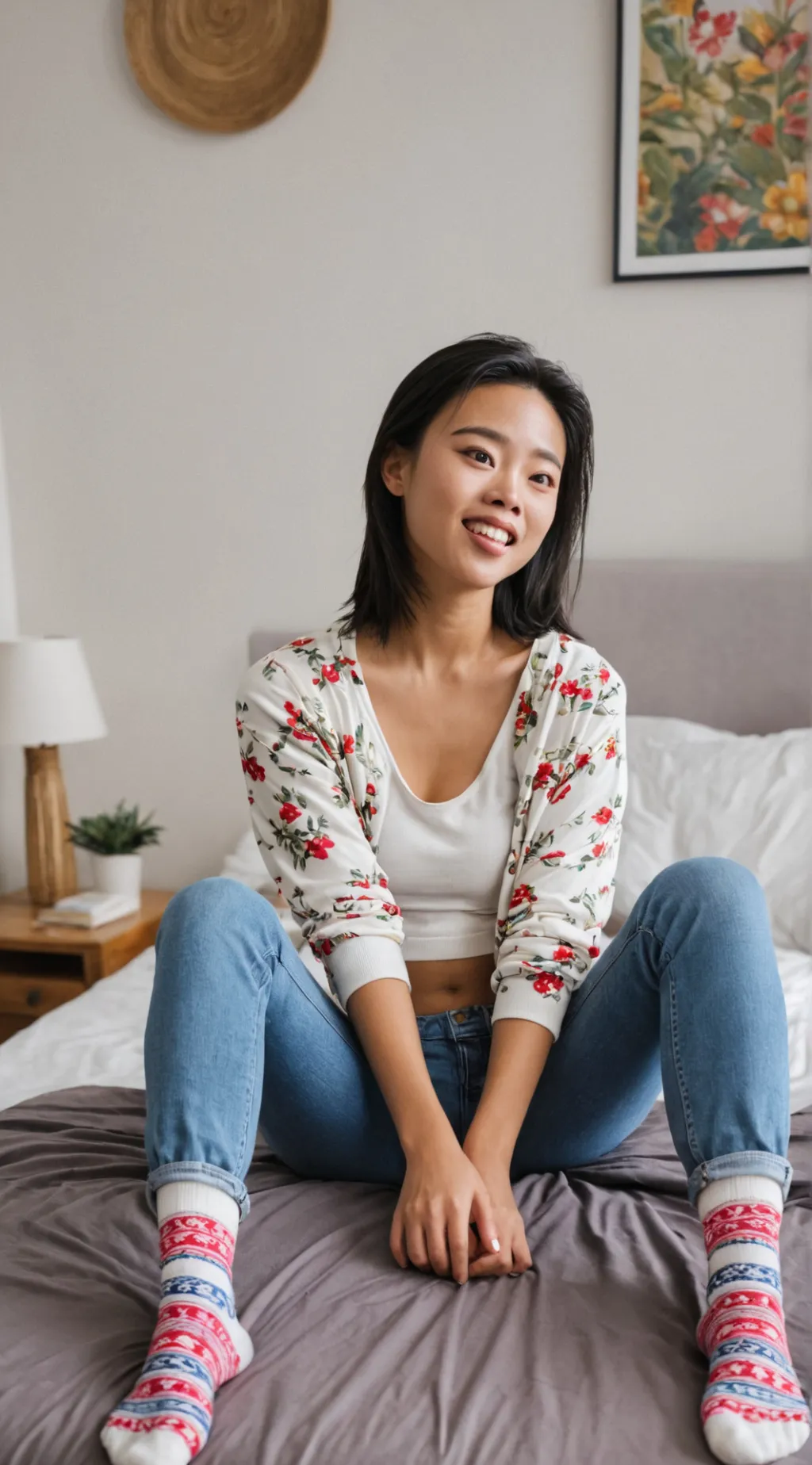 ai character: Nia  background