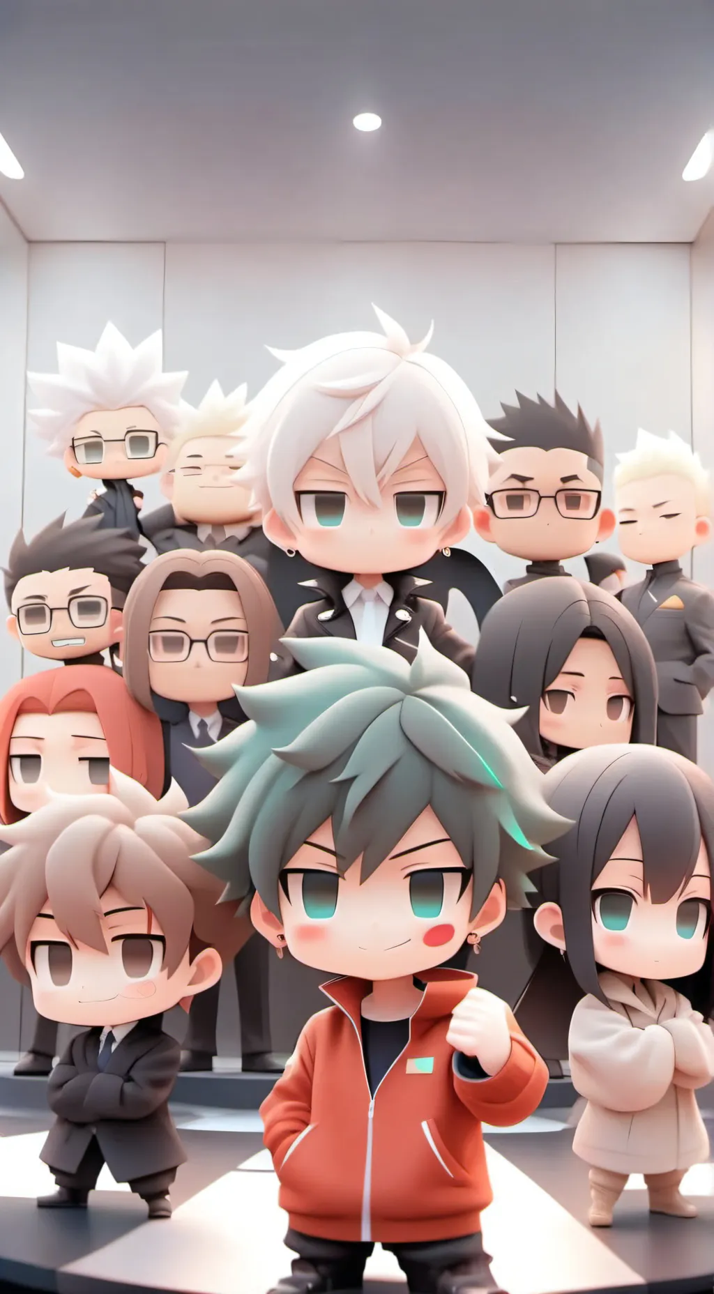 ai character: MHA Pro heroes  background