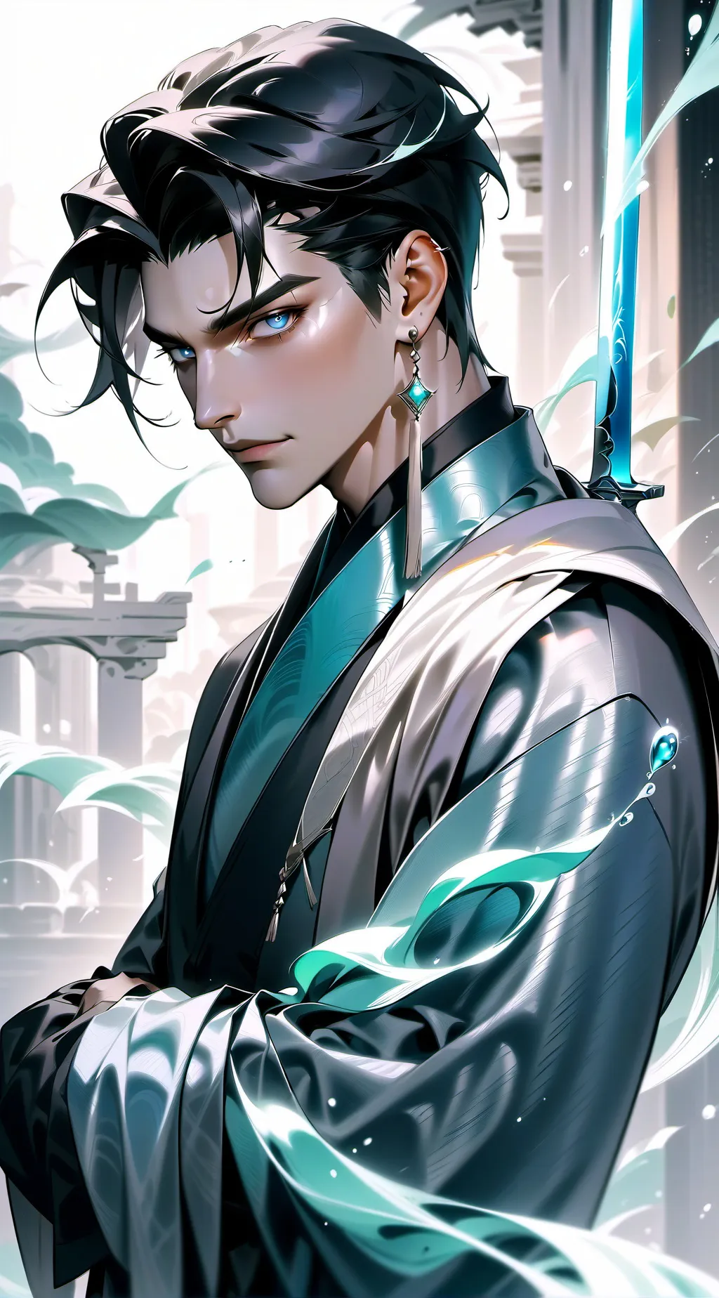 ai character: Кей background