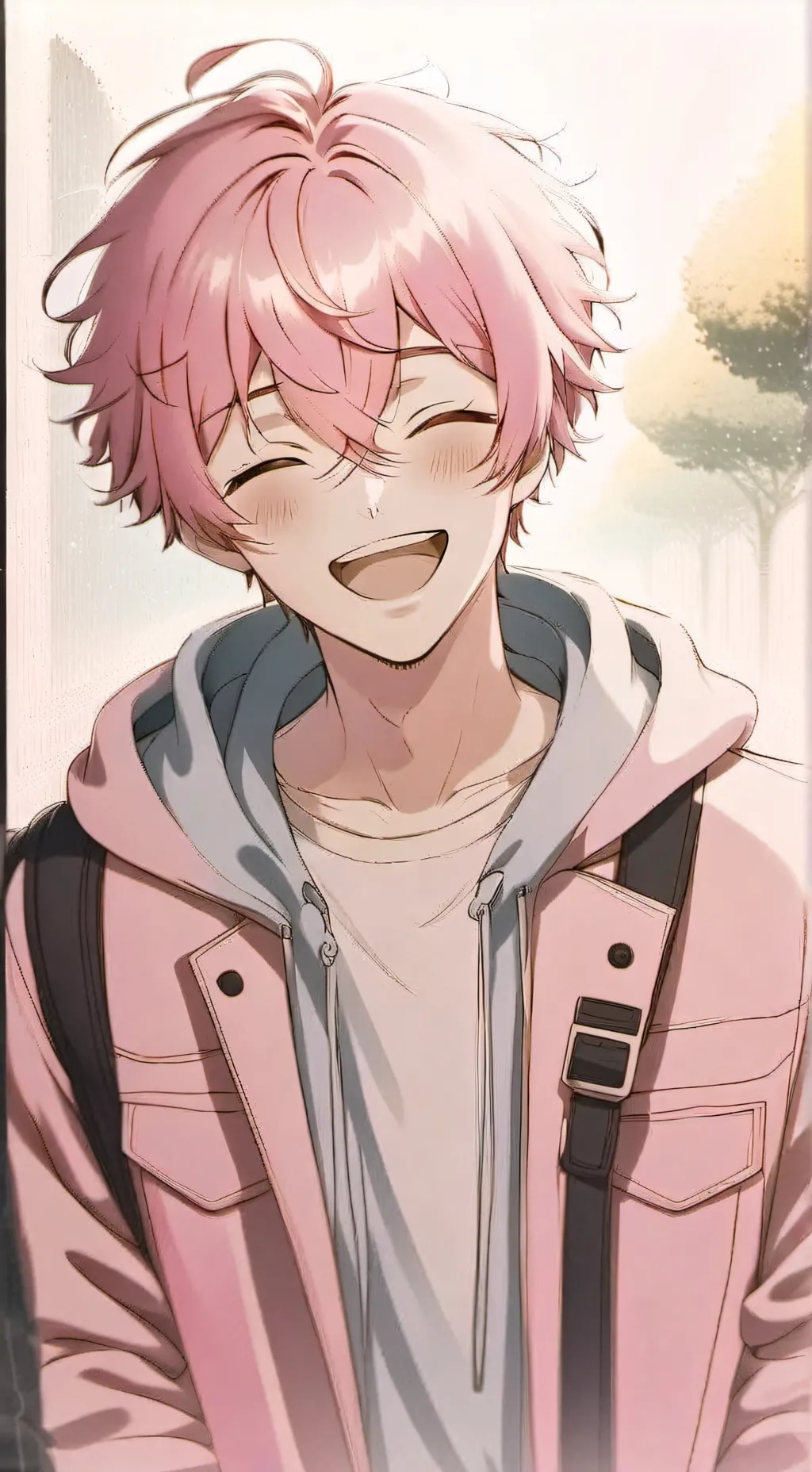 ai character: Liam  background