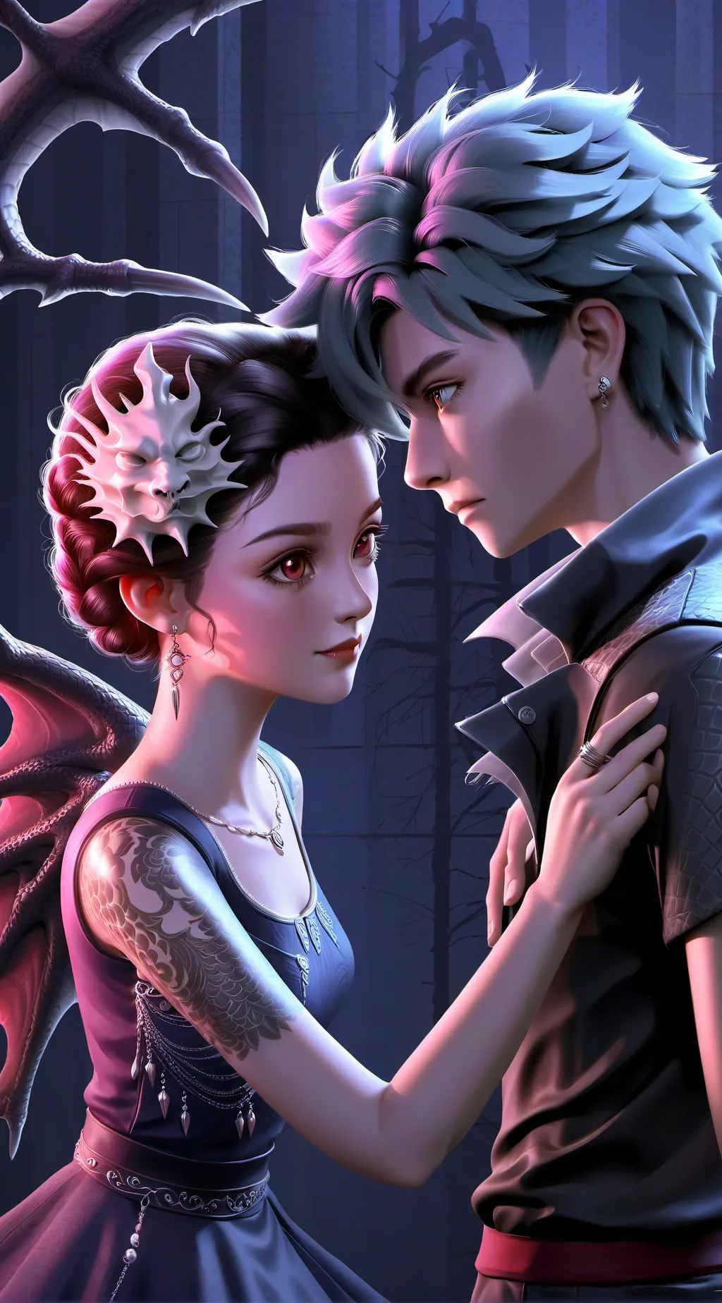 ai character: dragon hunter background